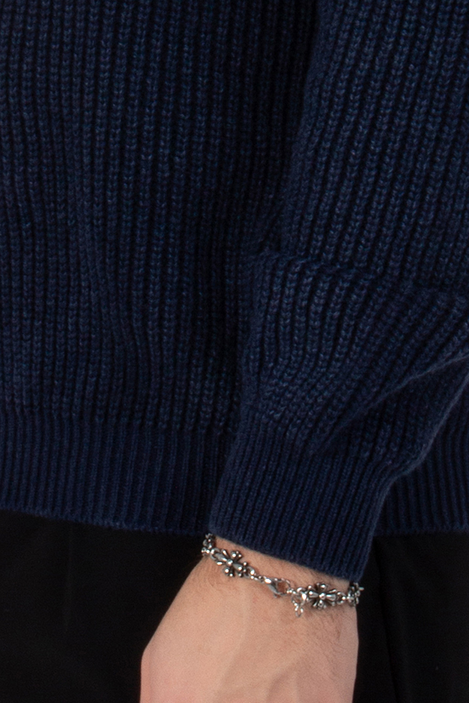 AIDA BARNI Ribbed Cashmere Troyer AIDA BARNI Ribbed Cashmere Troyer