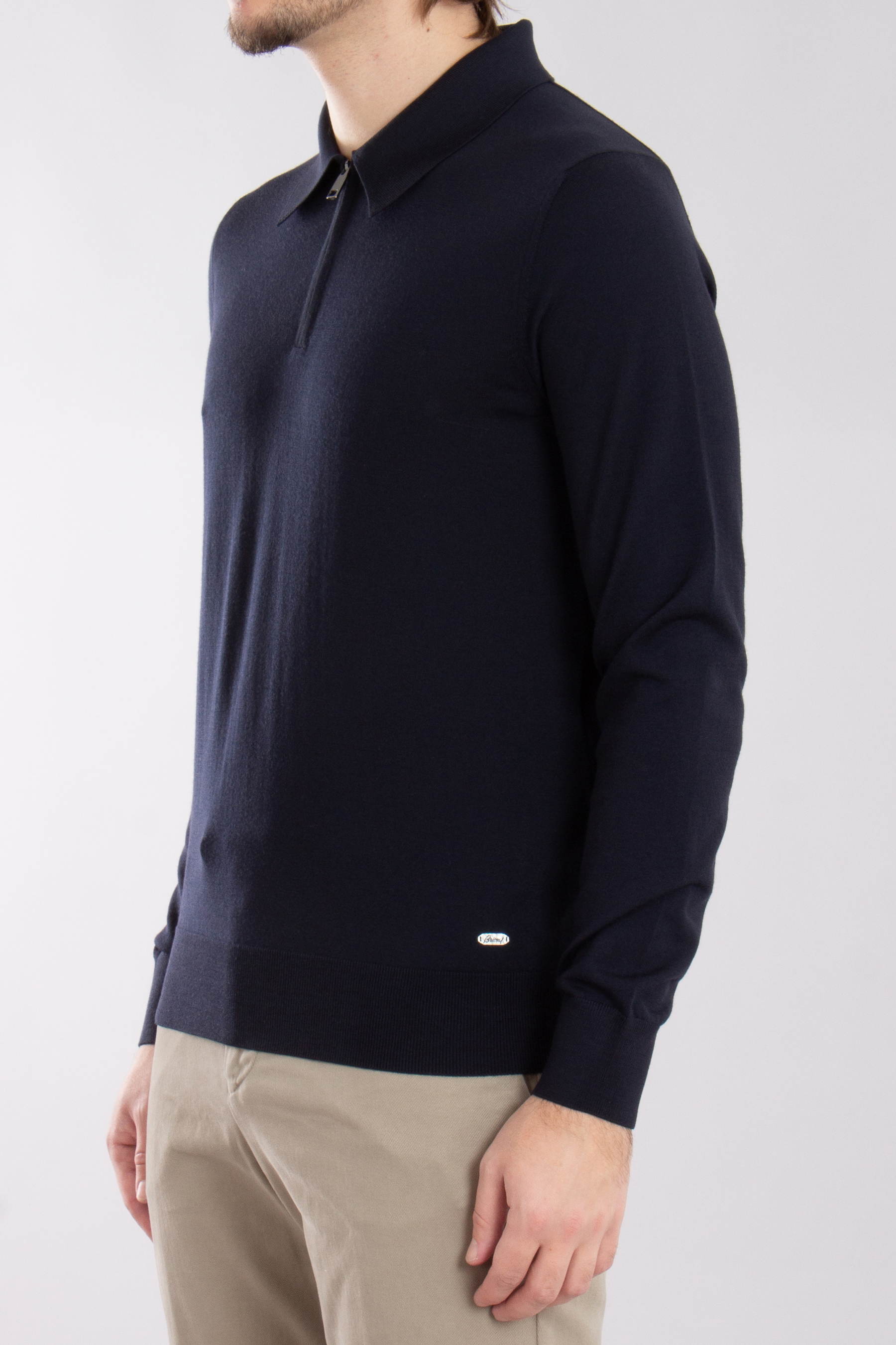 BRIONI Wool Knit Polo BRIONI Wool Knit Polo