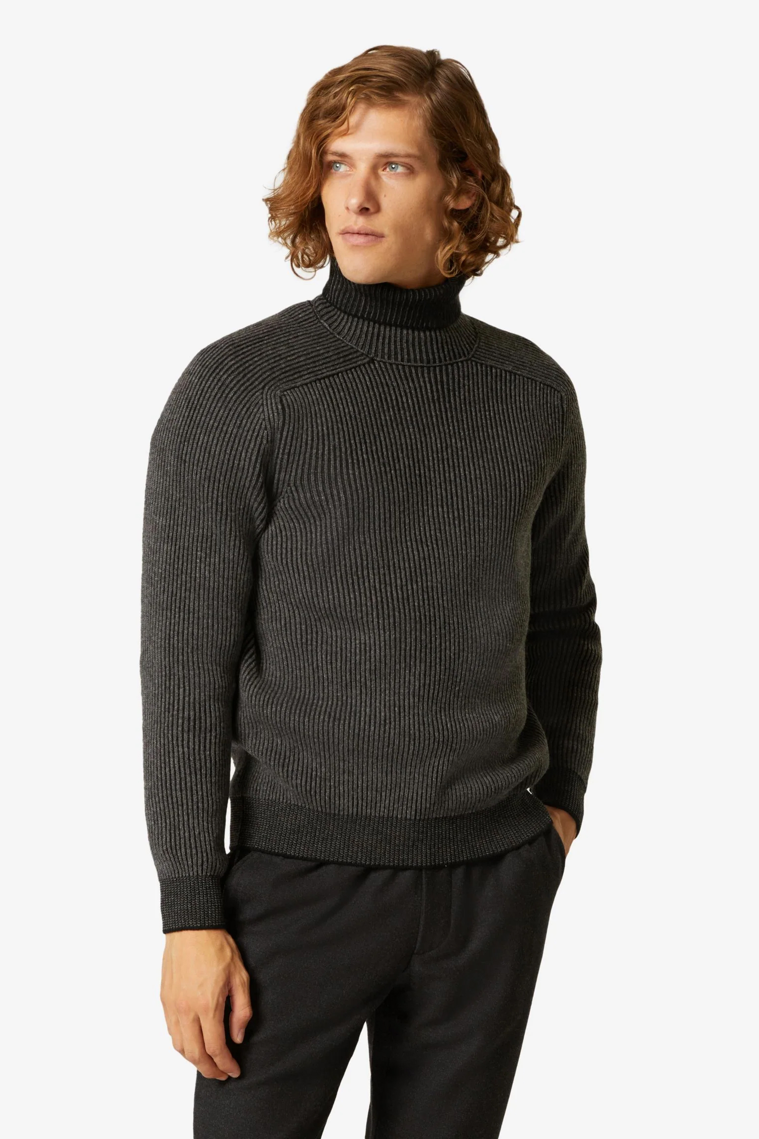 SEASE Reversible Cashmere Turtleneck Sweater Dinghy Roll SEASE Reversible Cashmere Turtleneck Sweater Dinghy Roll