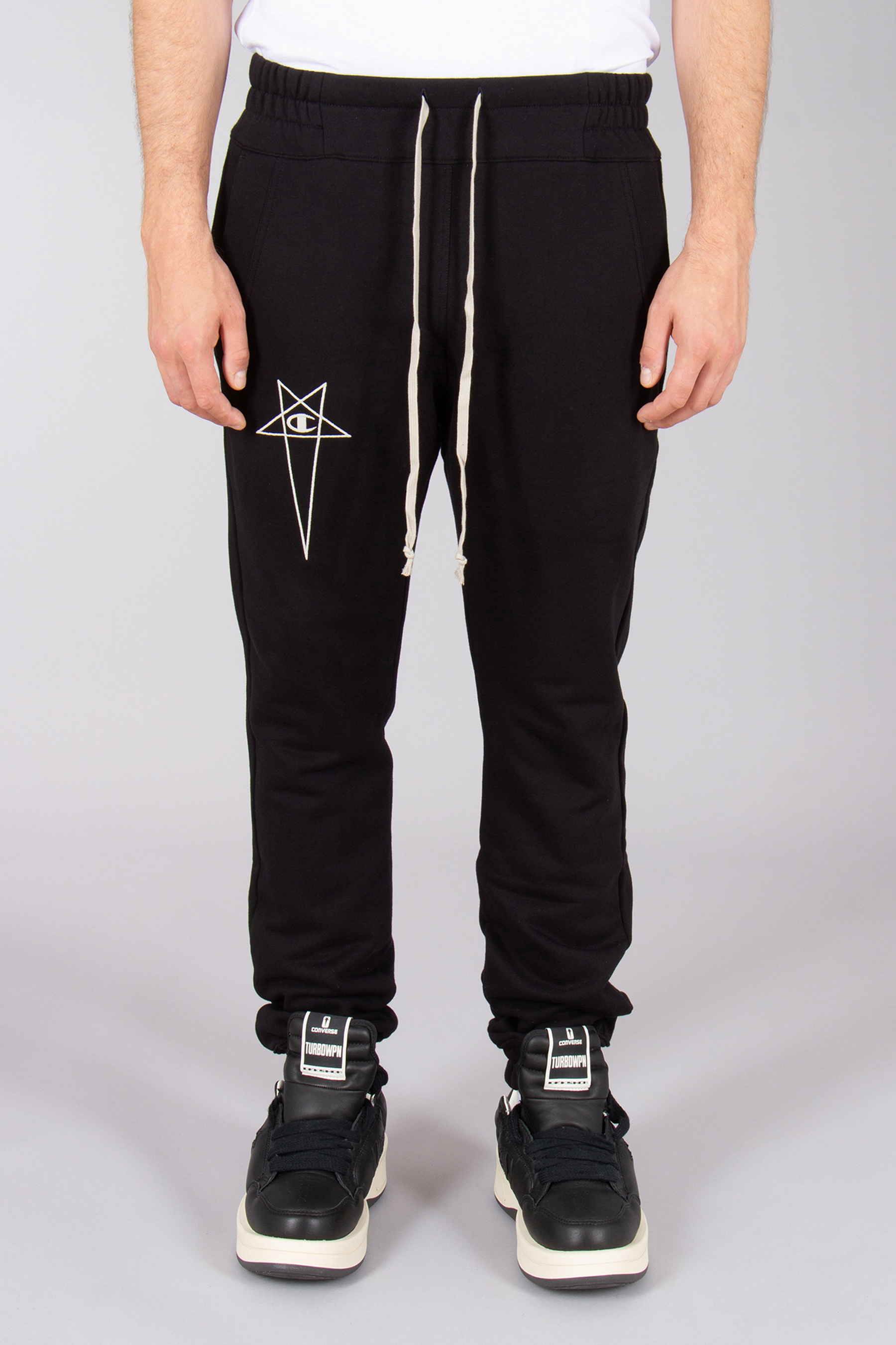 RICK OWENS DRKSHDW X Champion Relaxed Fit Compact Heavy Cotton Joggers