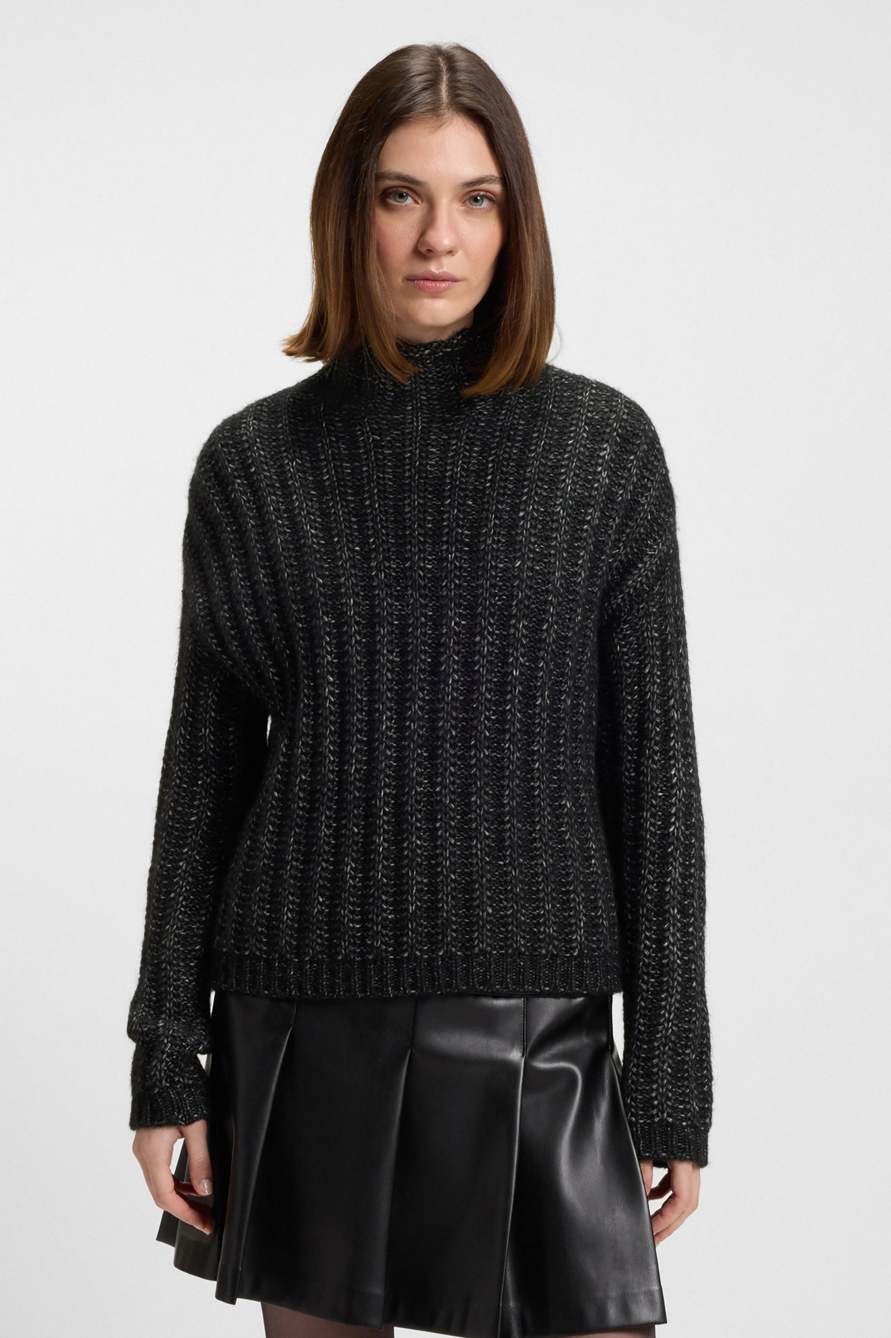 Bekleidung, Strickwaren, Pullover, Rock