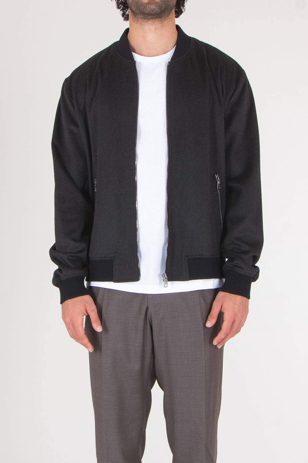 DOLCE & GABBANA Cashmere Bomber Jacket
