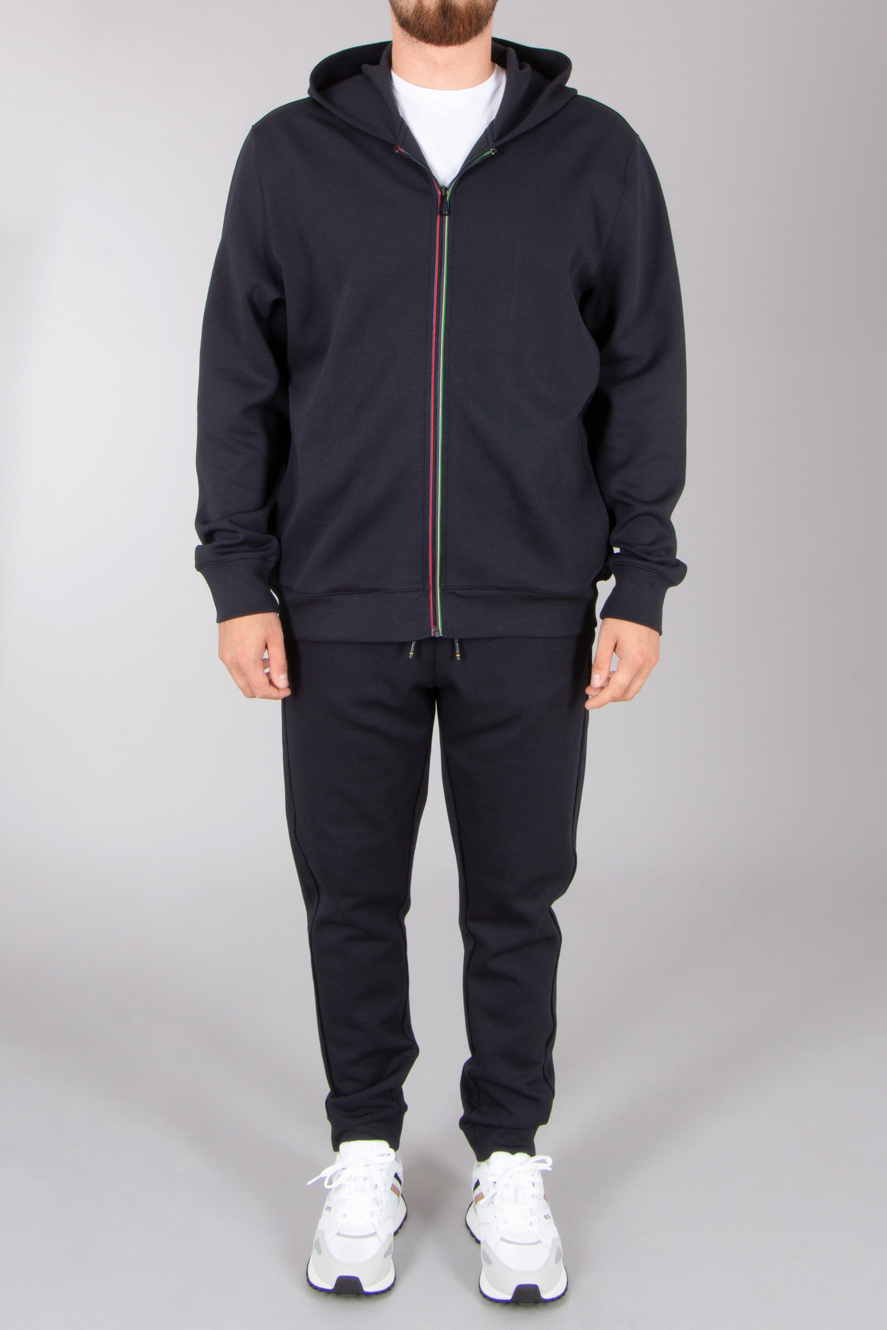 PAUL SMITH Slim Fit Organically Grown Cotton-Modal Blend Stretch Jersey Sweatpants Strickwaren, Pullover, Sweatshirt, Kapuzenpulli, Person