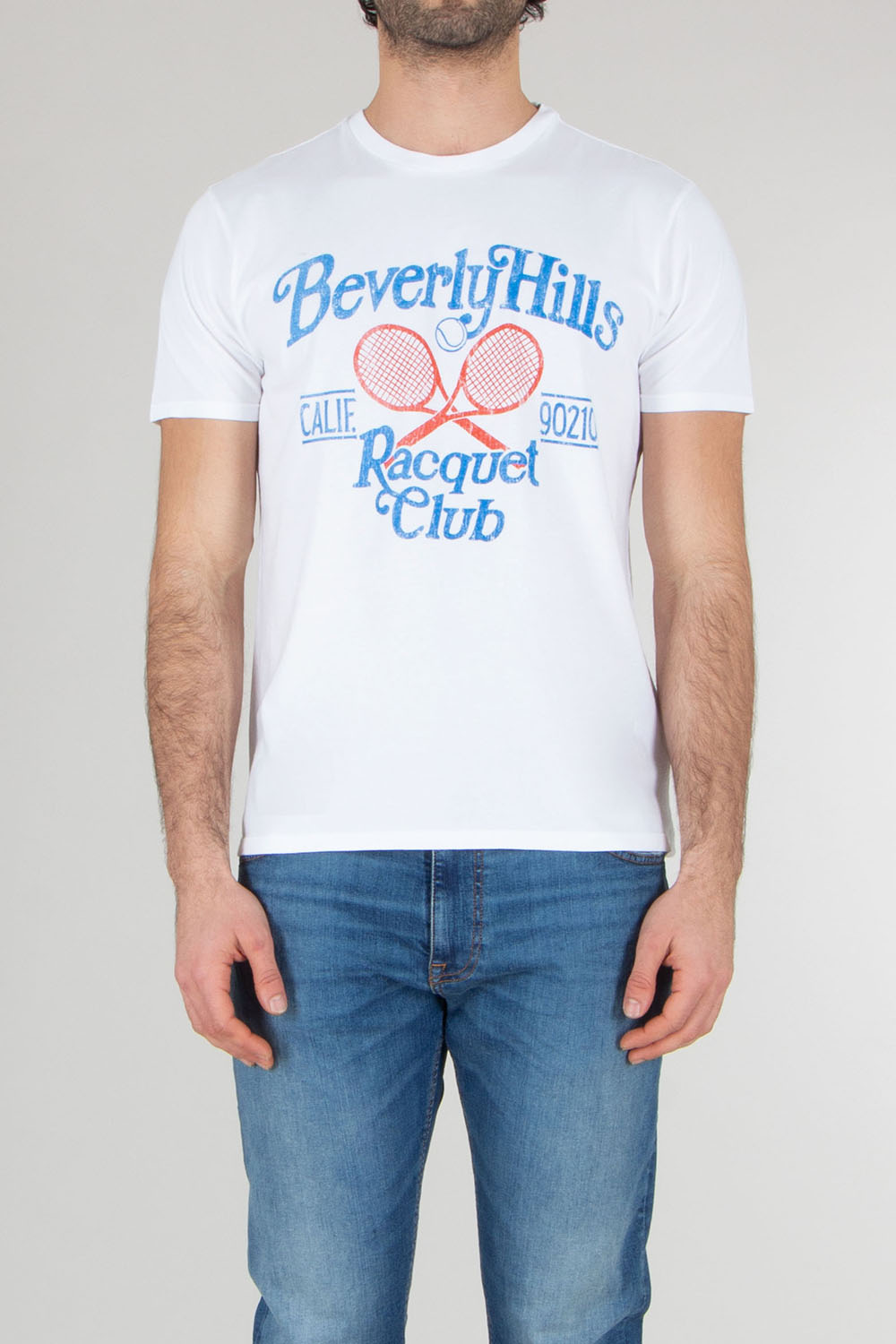 BOWERY NYC Regular Fit Graphic Print Cotton Jersey T-Shirt