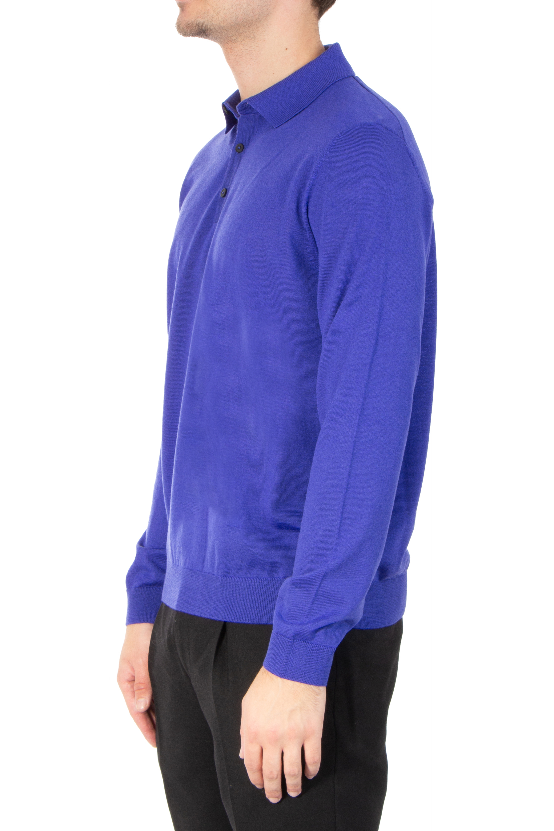 BOSS Virgin Wool Knit Polo Lancione