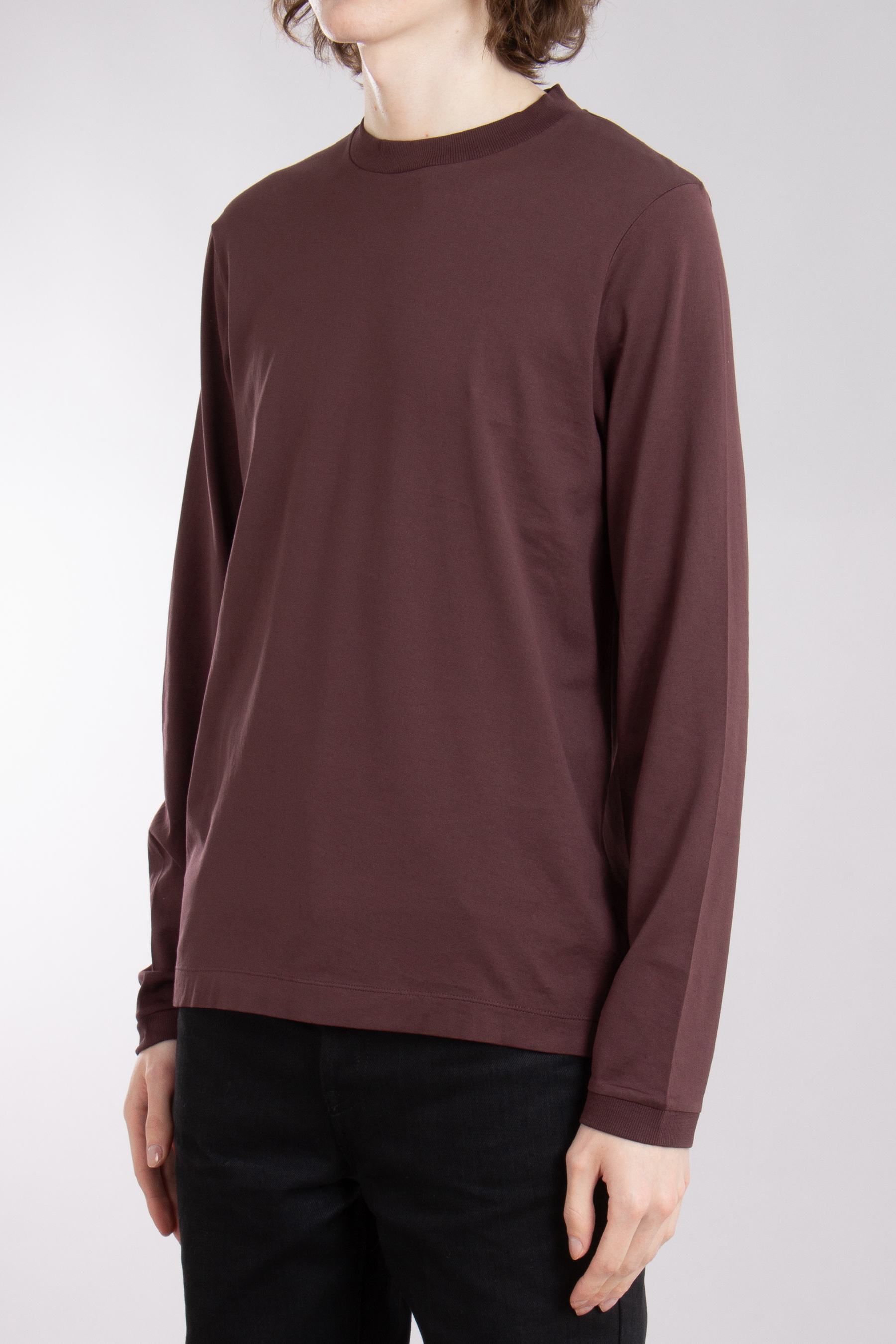 TRUSTED HANDWORK Supima Cotton Jersey Long Sleeve T-Shirt TRUSTED HANDWORK Supima Cotton Jersey Long Sleeve T-Shirt