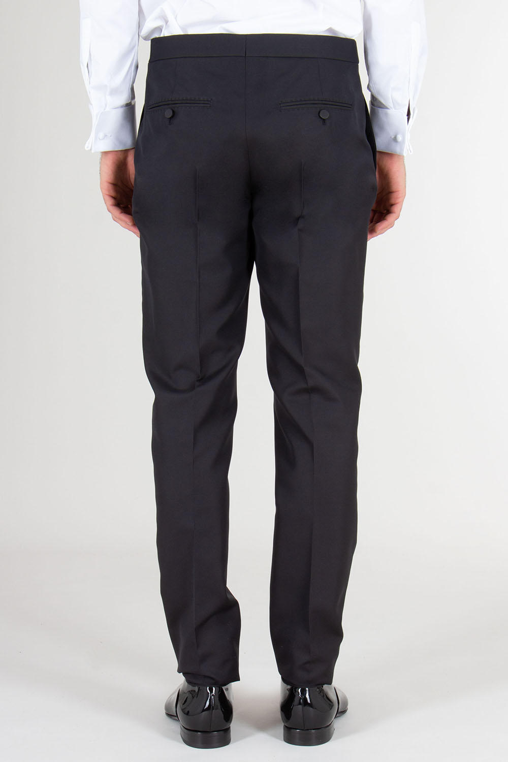 DSQUARED2 Tailored Fit Cotton-Silk Blend London Smoking