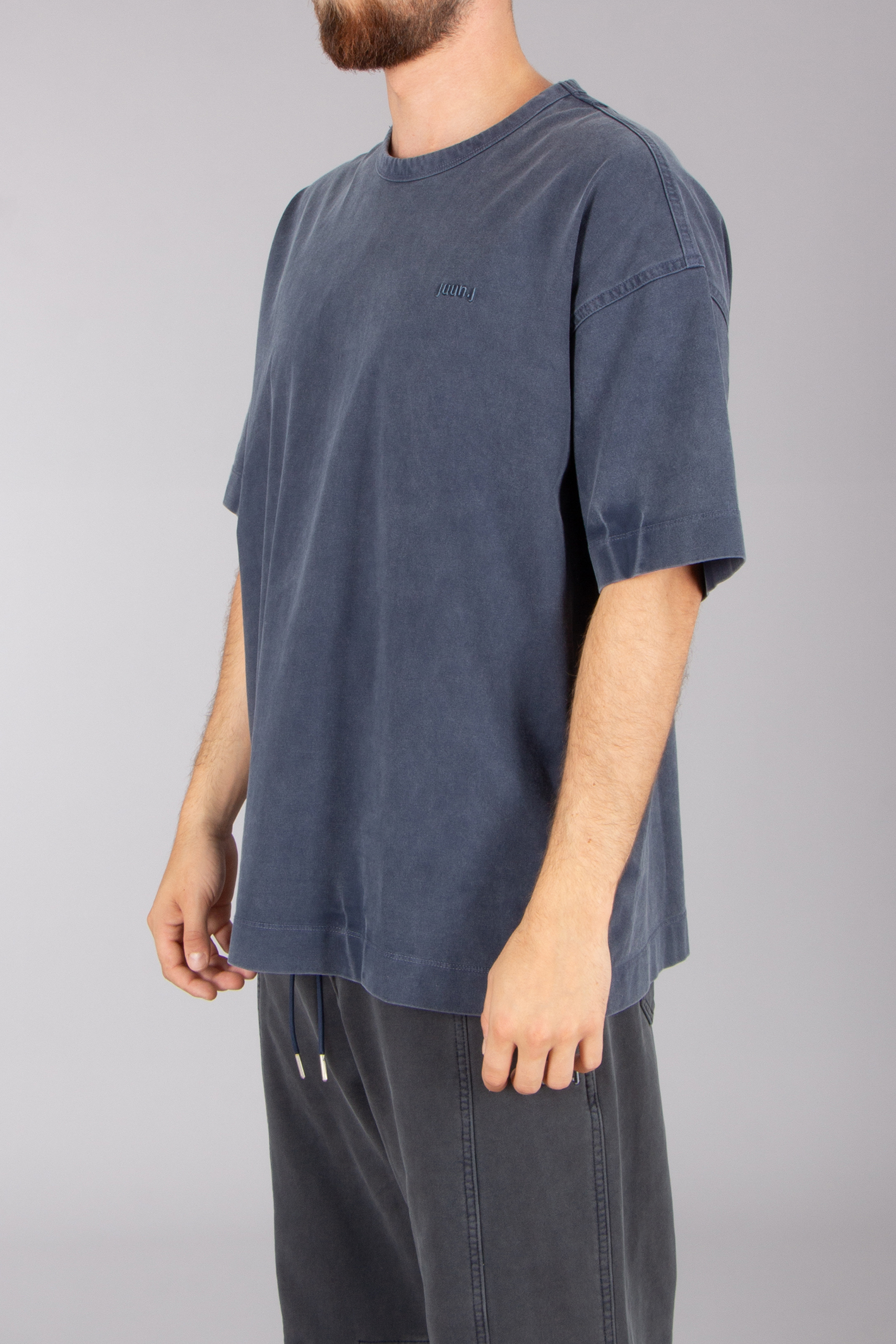 JUUN.J Oversized WORKOUTURE Embroidery Cotton Jersey T-Shirt JUUN.J Oversized WORKOUTURE Embroidery Cotton Jersey T-Shirt