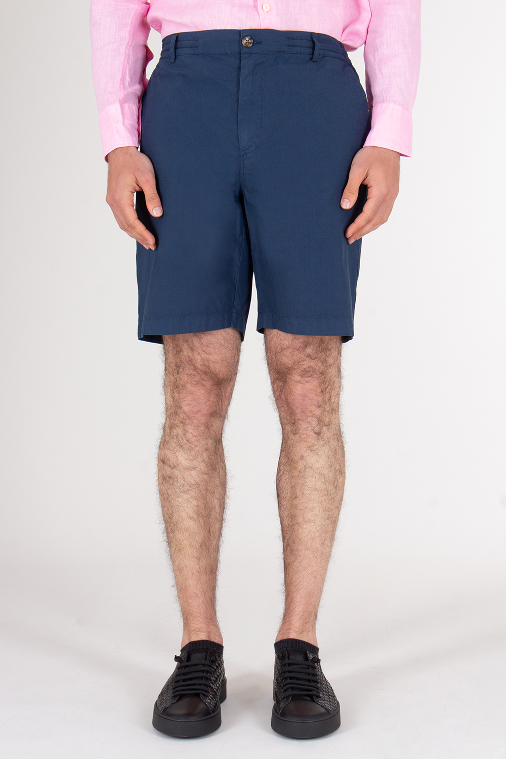 MC2 SAINT BARTH Regular Fit Stretch Parachute Cotton Shorts