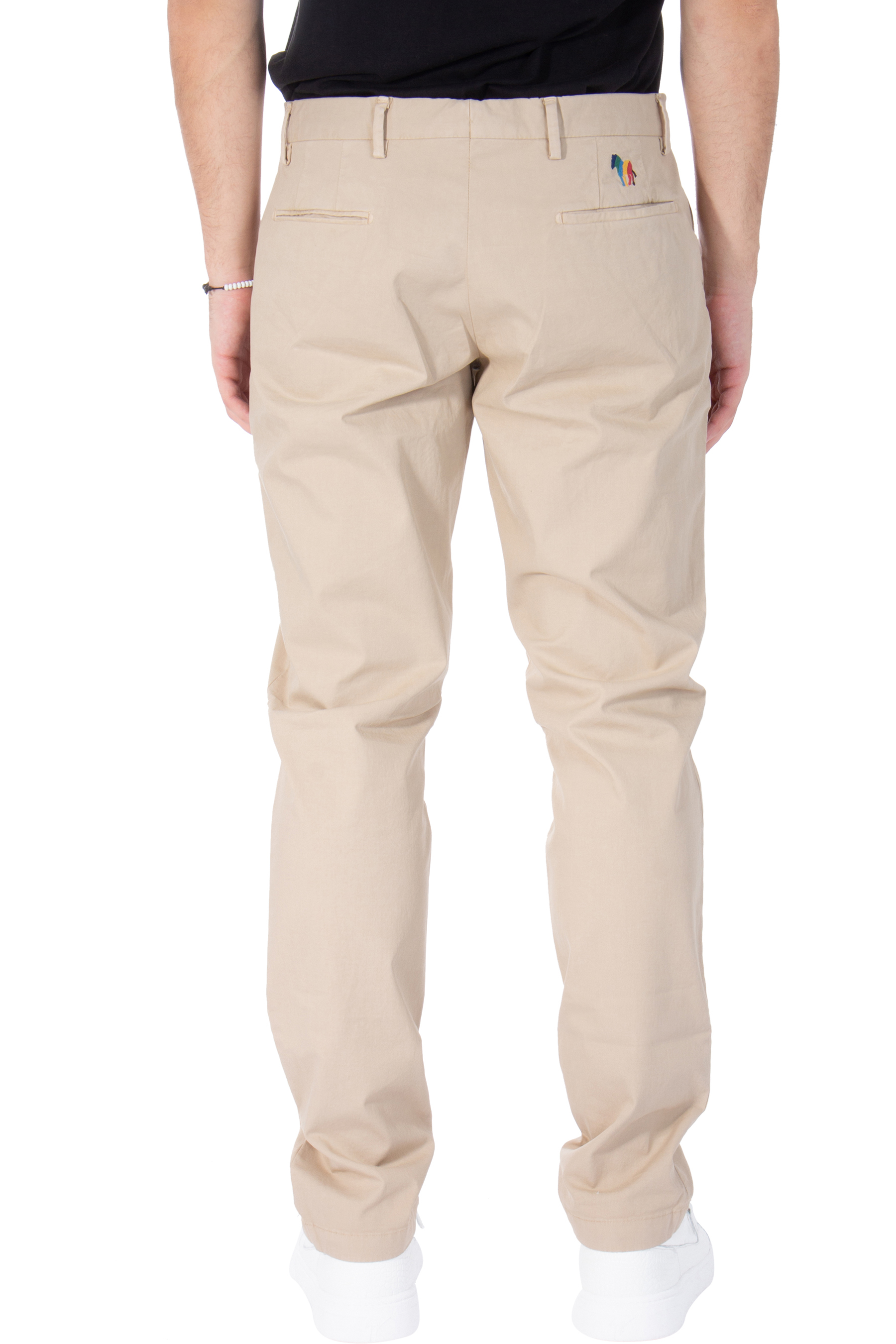 PAUL SMITH Mid-Fit Organic Cotton Chino Pants