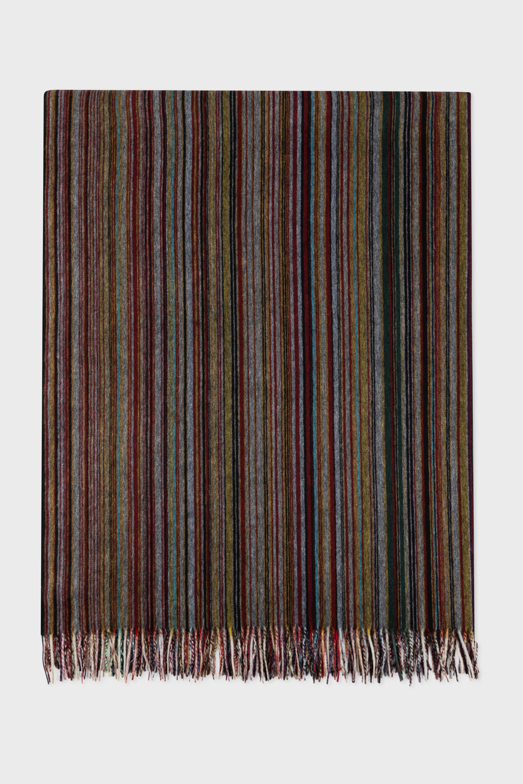 PAUL SMITH 'Signature Stripe' Wool & Cashmere Blanket PAUL SMITH 'Signature Stripe' Wool & Cashmere Blanket