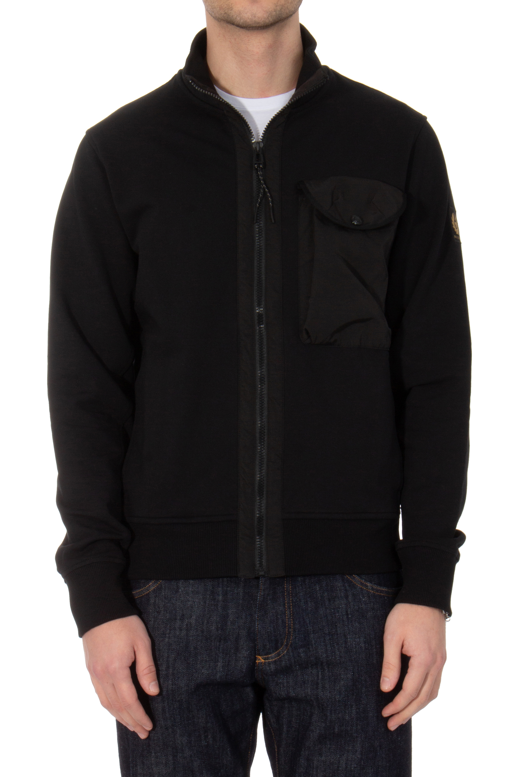 BELSTAFF Cotton Stretch Sweat Jacket Transit BELSTAFF Cotton Stretch Sweat Jacket Transit