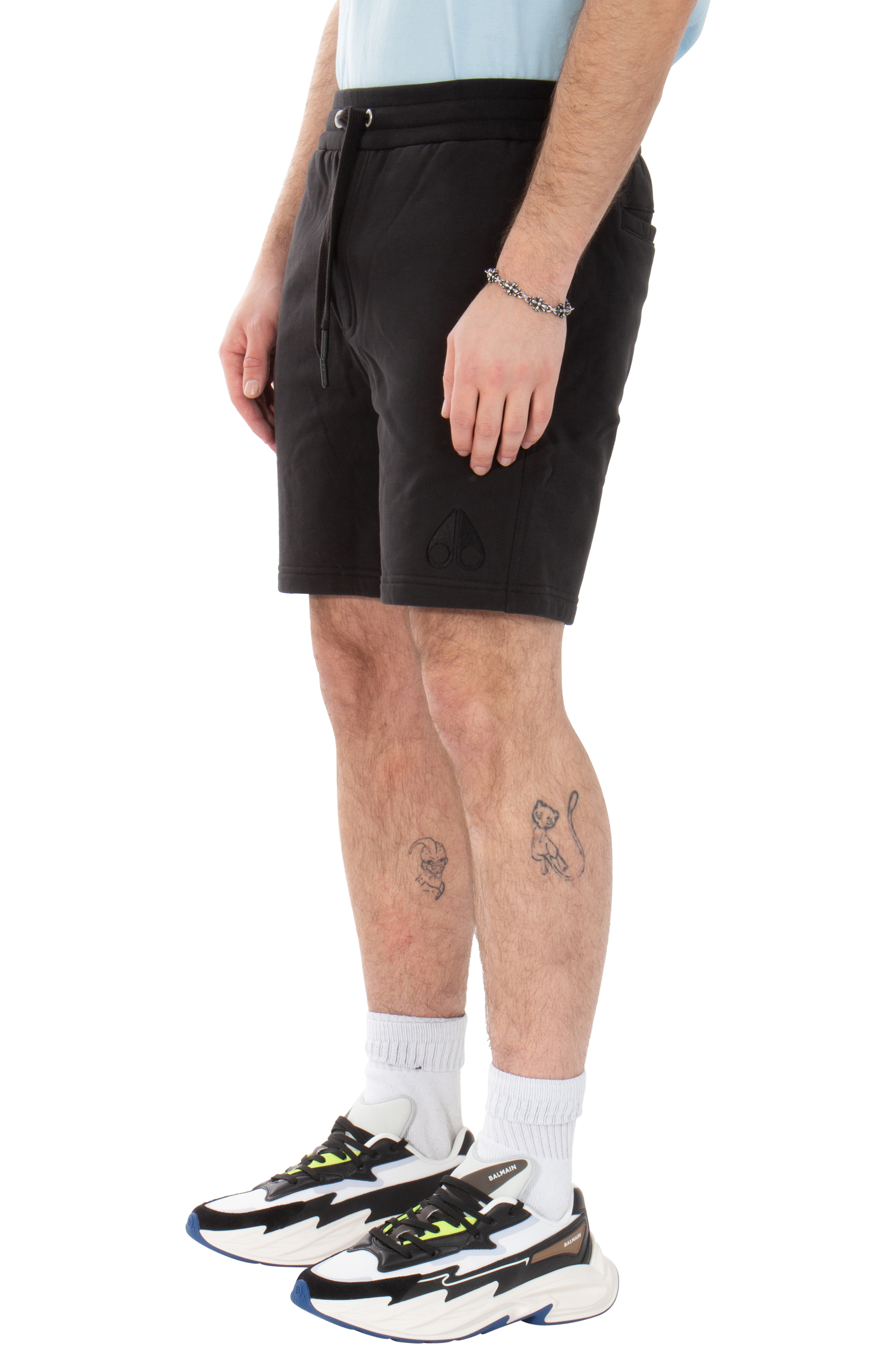 MOOSE KNUCKLES Cotton French Terry Shorts Clyde