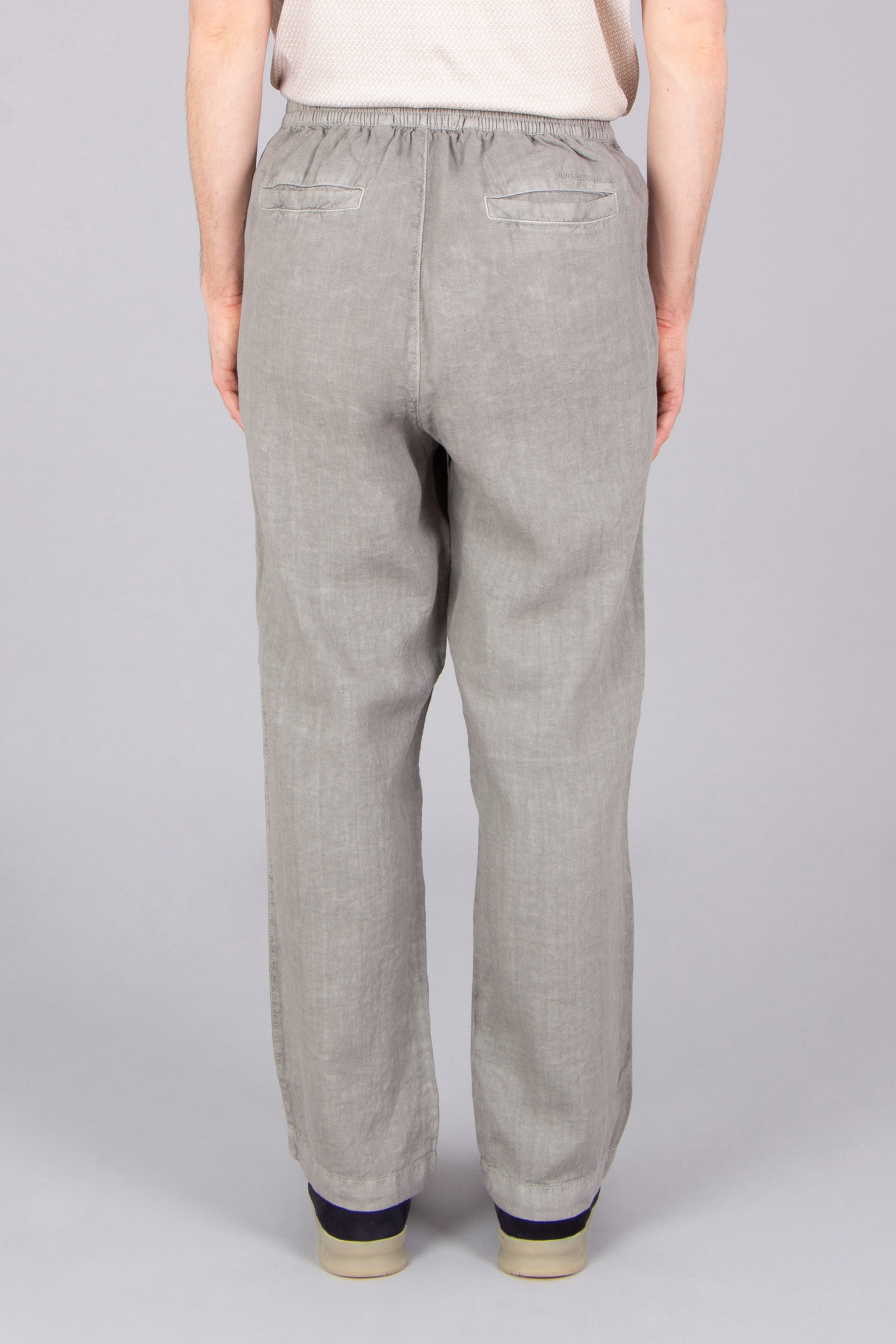 TRUSTED HANDWORK Relaxed Fit Linen-Lyocell Blend Pants
