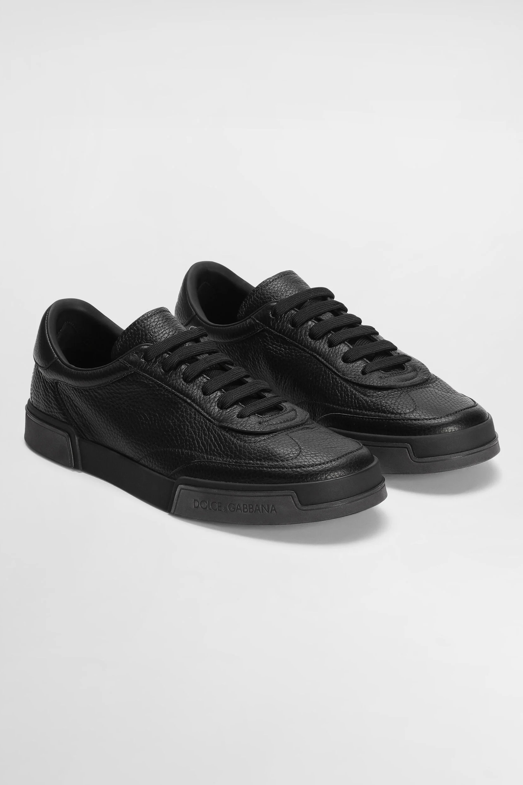 DOLCE & GABBANA Grained Leather Sneakers Portofino Yacht DOLCE & GABBANA Grained Leather Sneakers Portofino Yacht