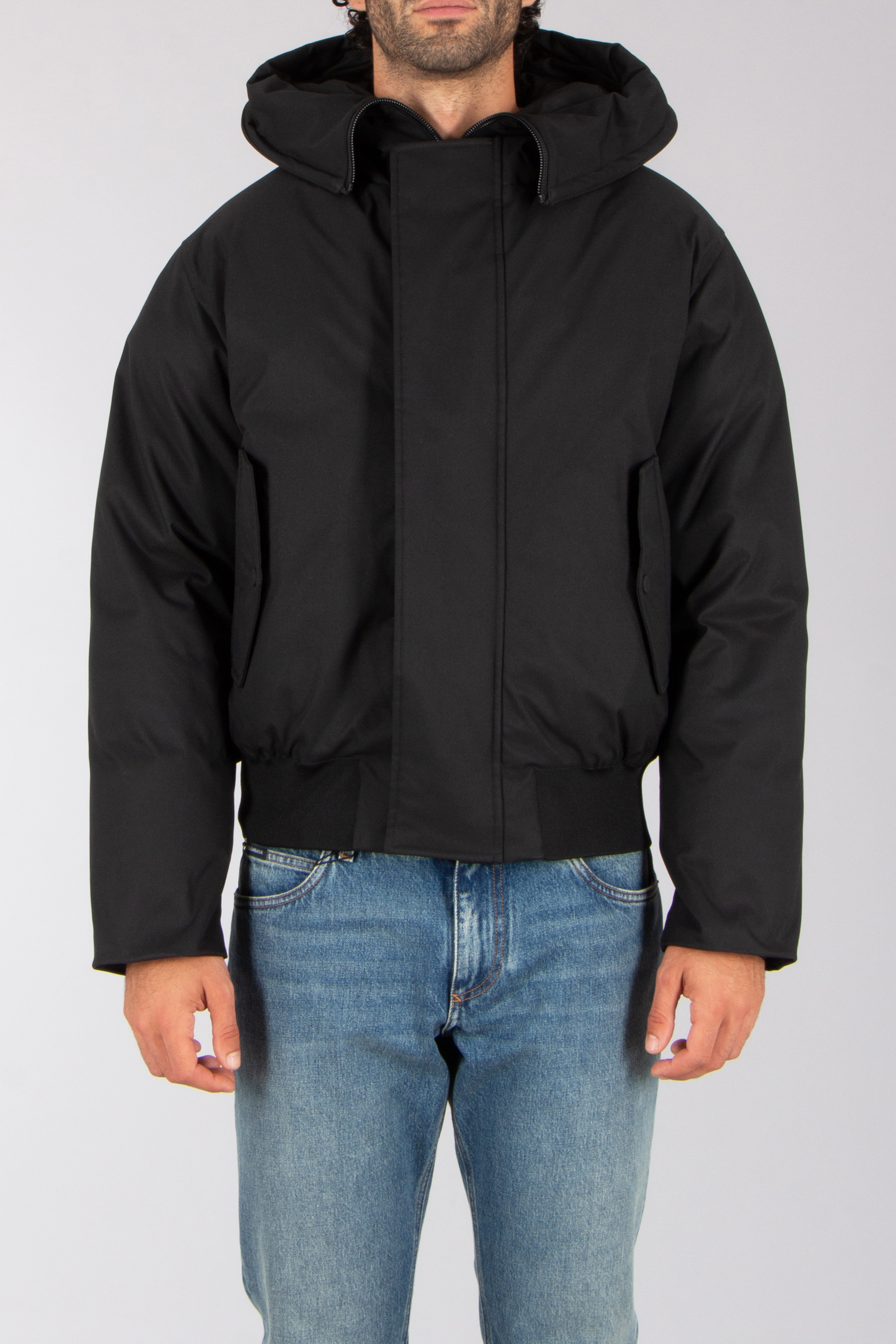 Bekleidung, Mantel, Jacke, Kapuzenpulli, Jeanshose