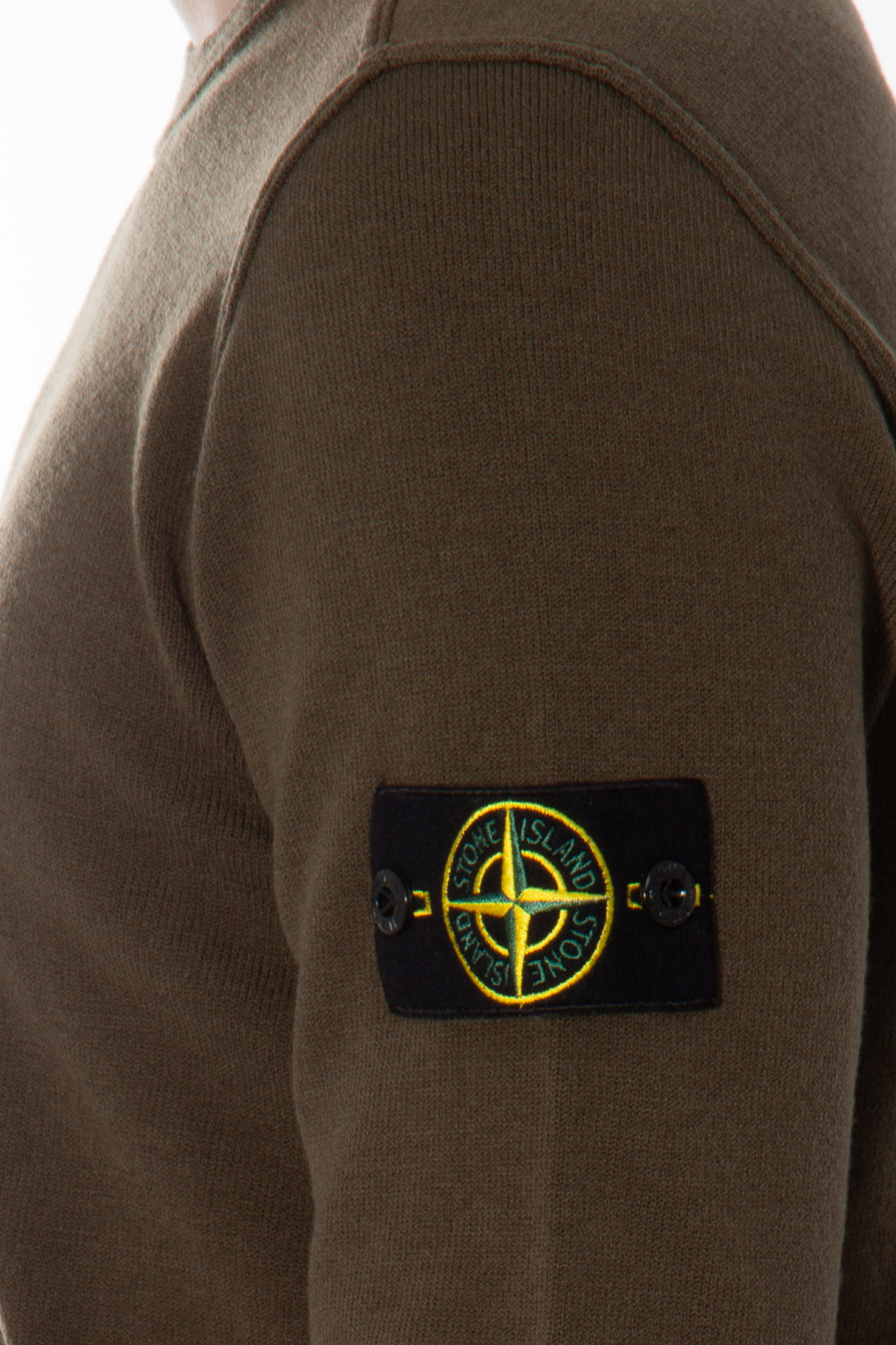 STONE ISLAND Virgin Wool Blend Knit Sweater 
