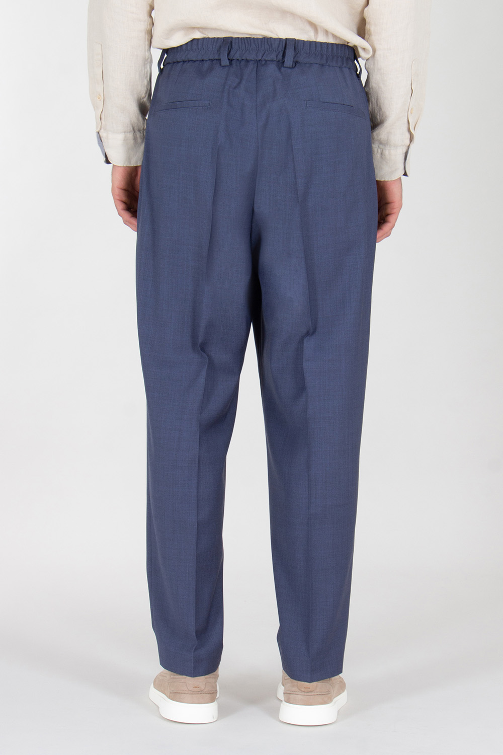 BOSS Loose Leg Virgin Wool Trousers P-Phil