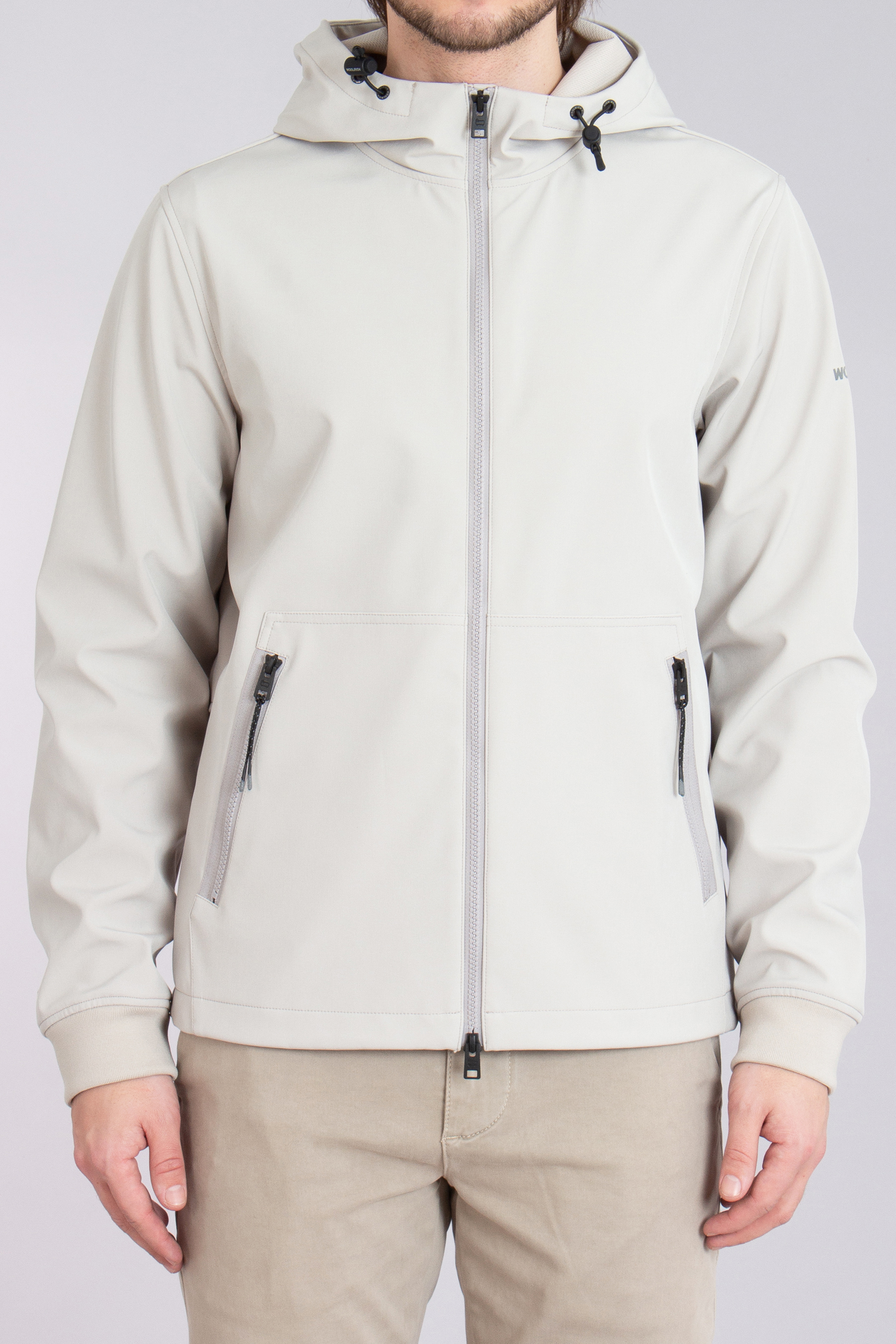 WOOLRICH Tech Soft Shell Full-Zip Hooded Jacket WOOLRICH Tech Soft Shell Full-Zip Hooded Jacket