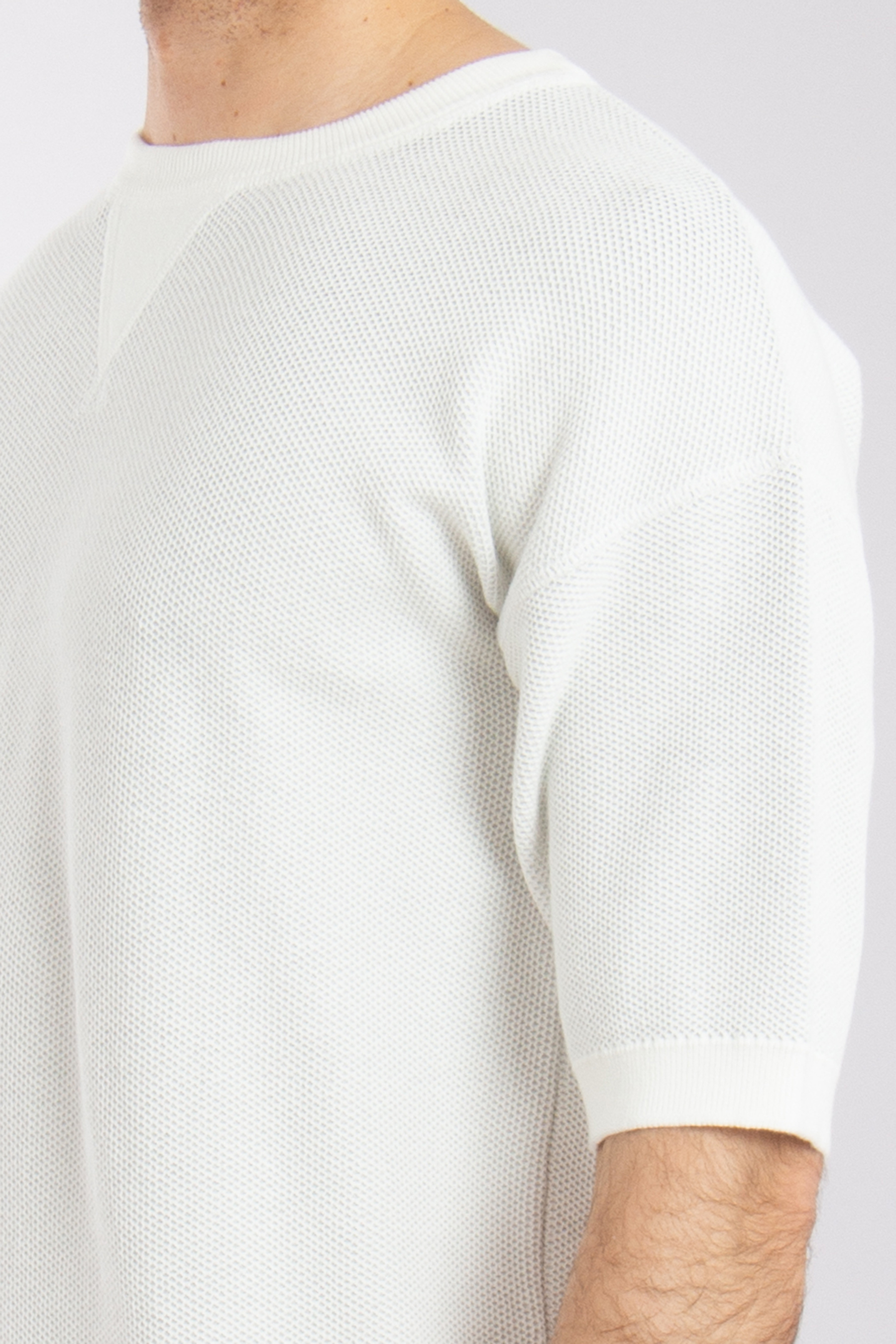 SEASE 3D Knitted Cotton-Nylon T-Shirt SEASE 3D Knitted Cotton-Nylon T-Shirt