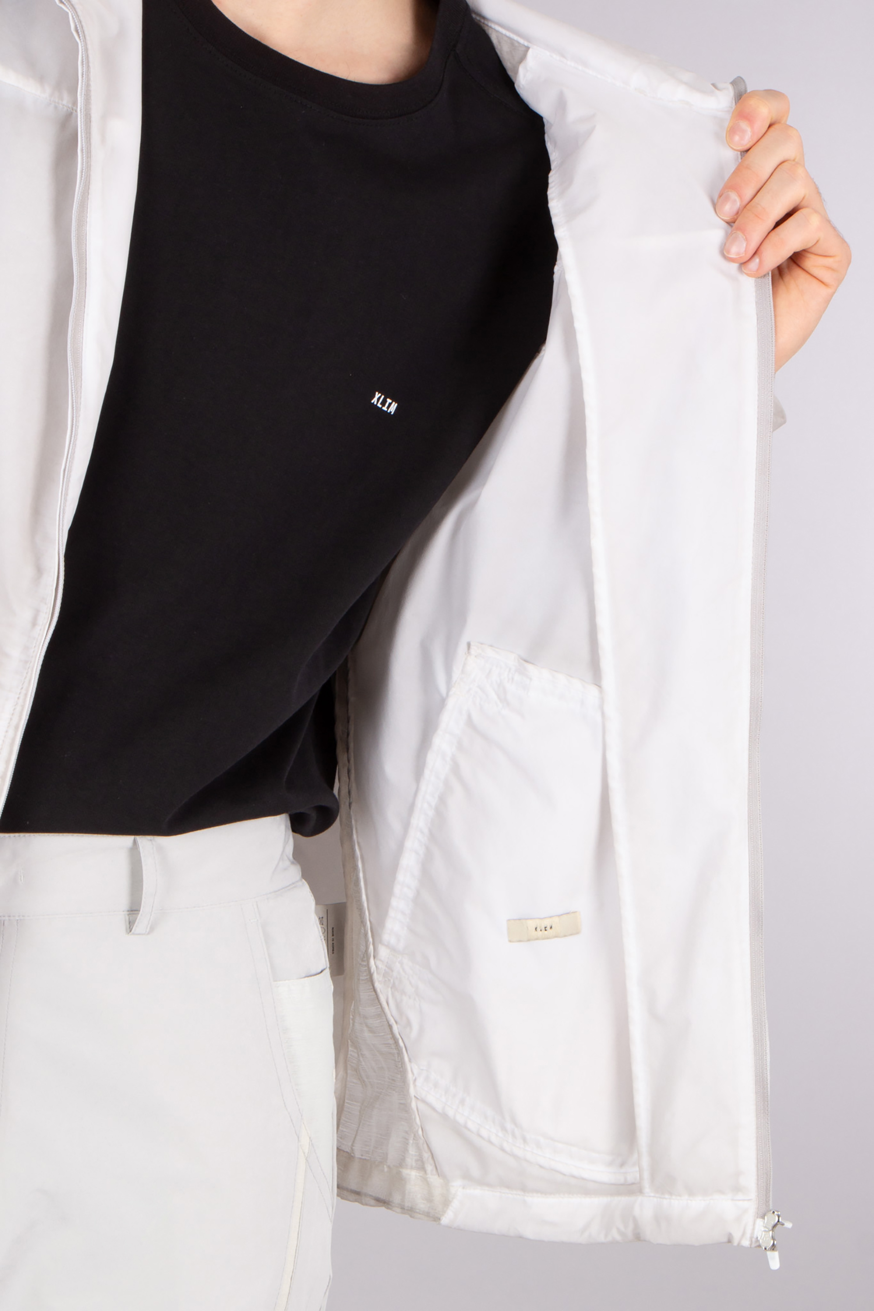 XLIM Regular Fit Garment Luna Dyed Technical Fabric Hooded Jacket XLIM Regular Fit Garment Luna Dyed Technical Fabric Hooded Jacket