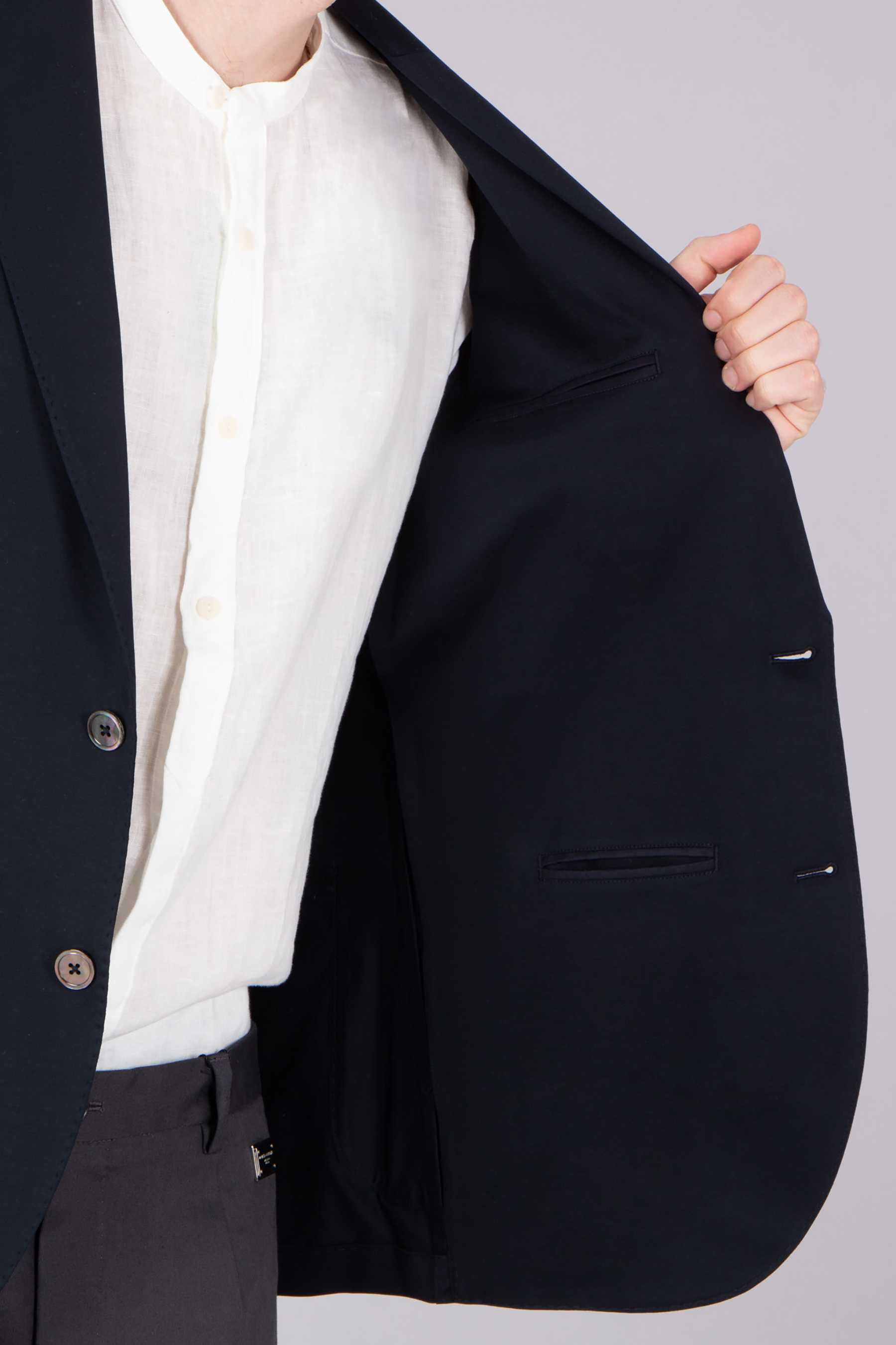 STEFAN BRANDT Regular Fit Urpima Sea Island Cotton Stretch Jersey Jacket Adrian Blazer, Mantel, Jacke, Langarm, Hemd