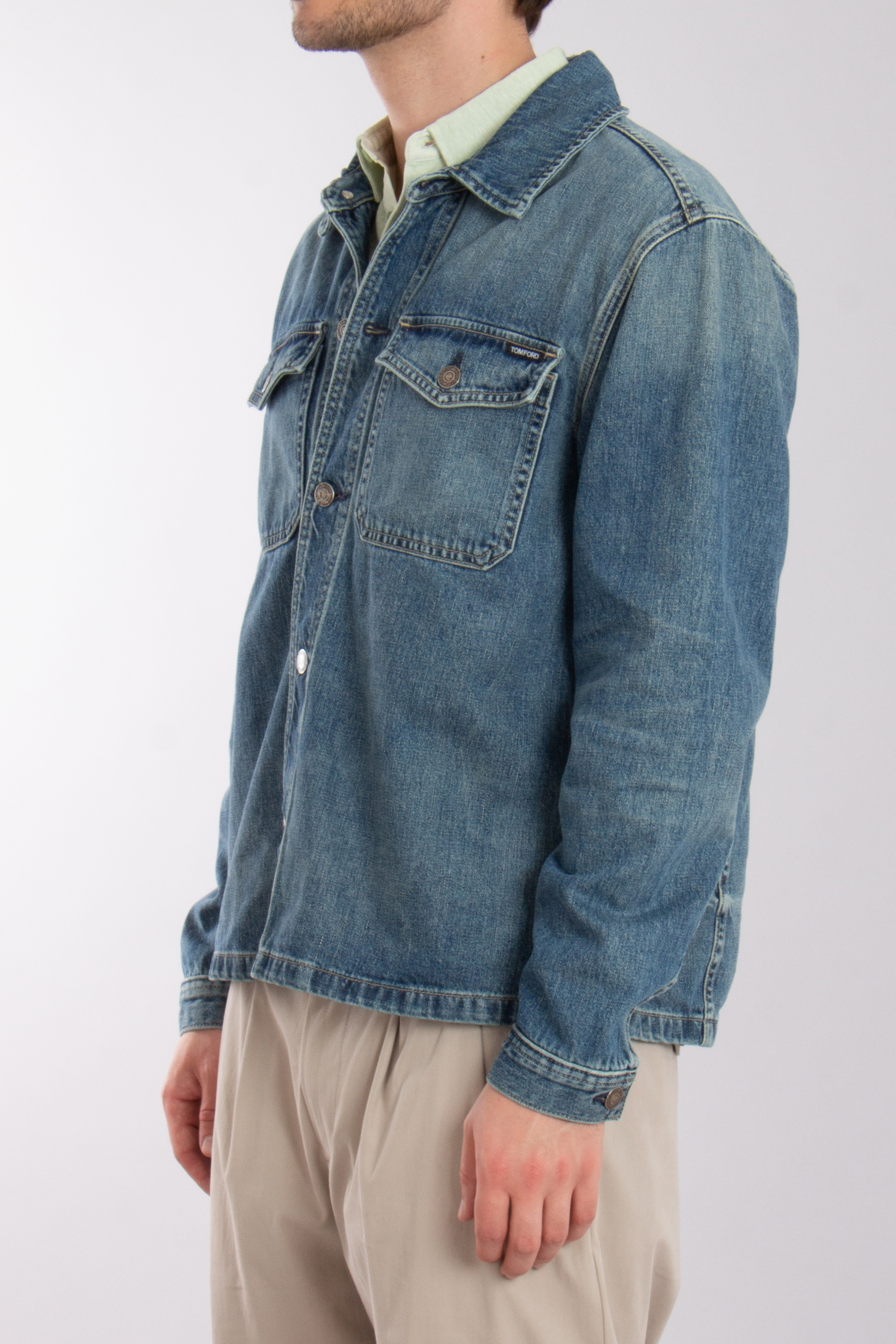 TOM FORD Cotton Denim Shirt Jacket TOM FORD Cotton Denim Shirt Jacket