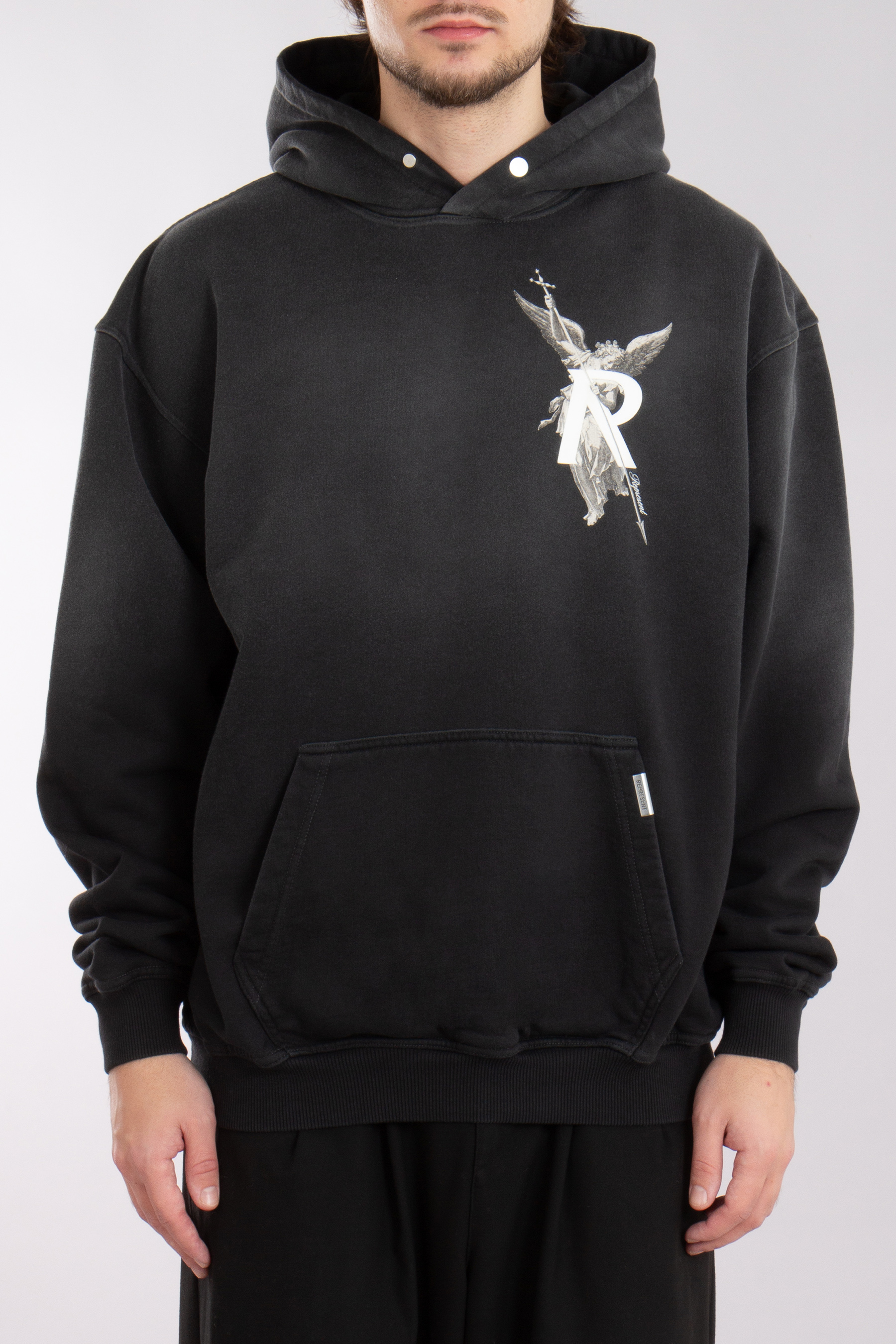 REPRESENT Archangel Print Cotton Hoodie