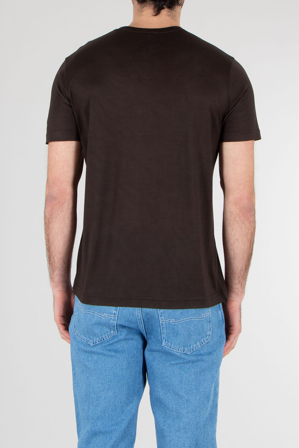 STEFAN BRANDT Regular Fit Silk Jersey T-Shirt Enno