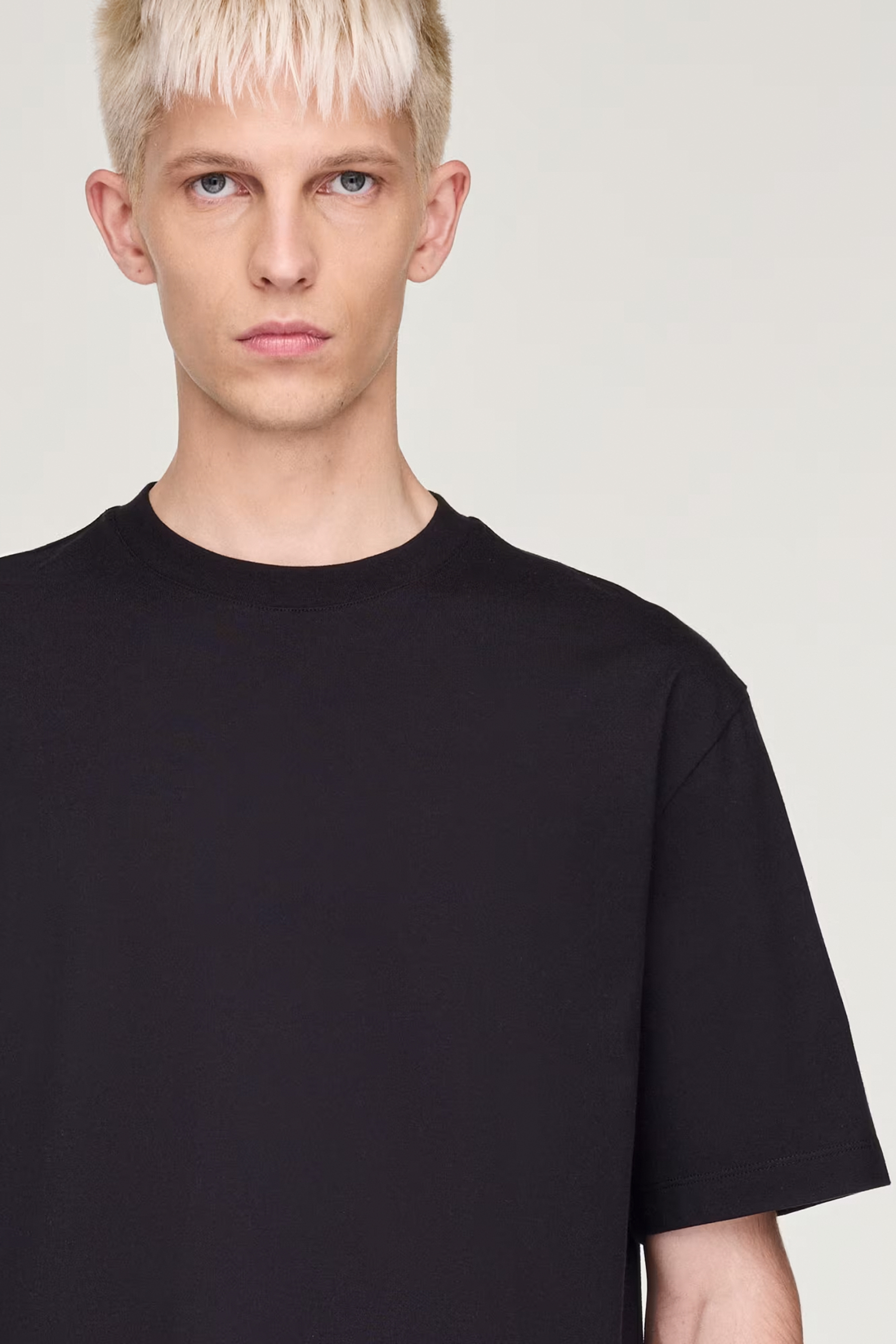Y-3 Loose Fit Merch Graphic Print Cotton Jersey T-Shirt Bekleidung, T-shirt, Person, Ärmel