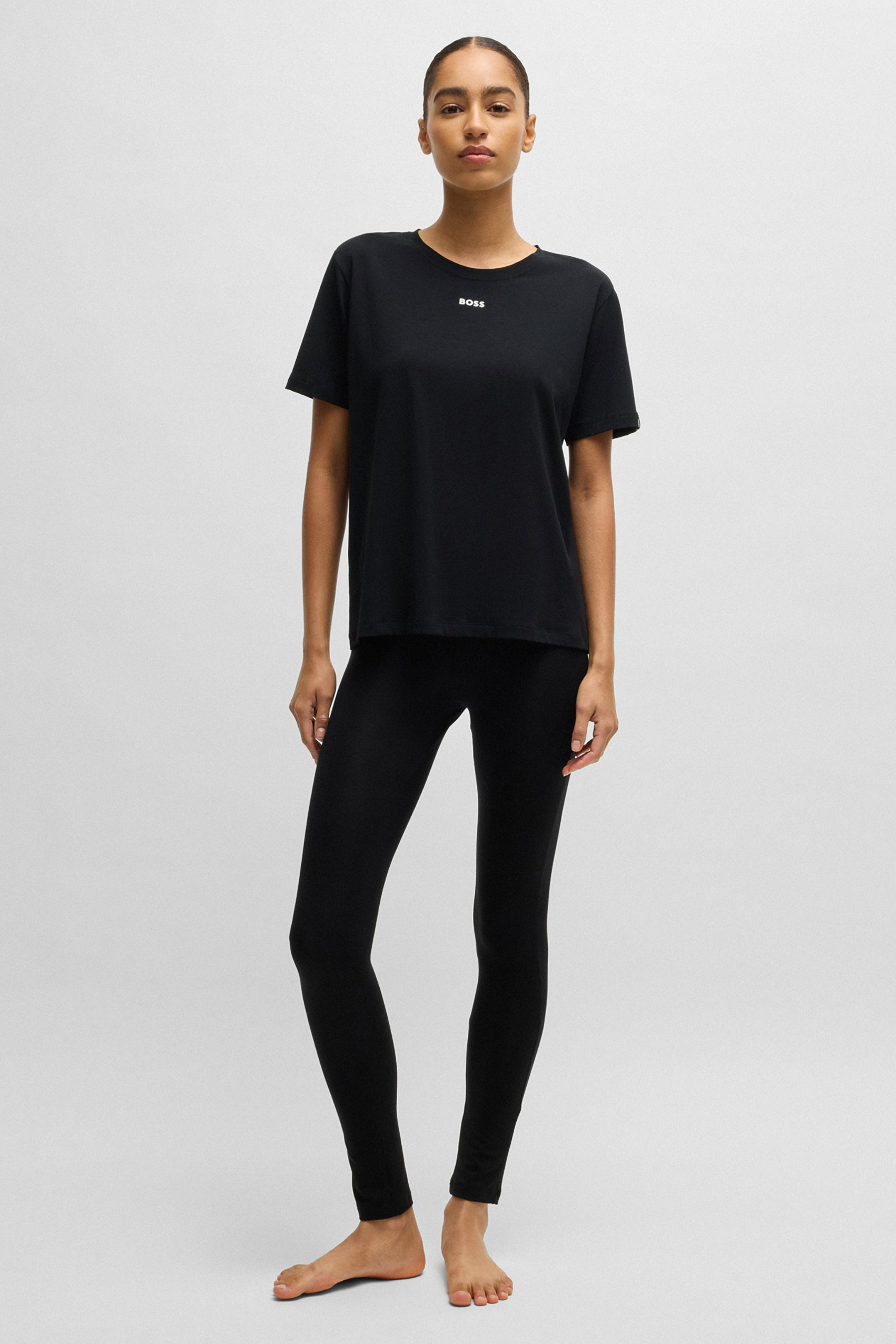 BOSS Regular Fit Stretch Cotton Jersey Pyjama T-Shirt CI_T-Shirt T-shirt, Erwachsener, Weiblich, Person, Frau
