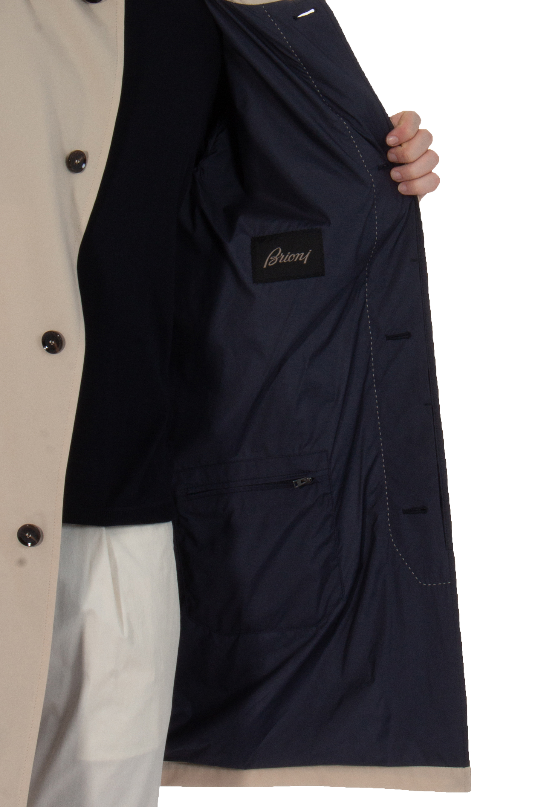 BRIONI Performa Fabric Car Coat BRIONI Performa Fabric Car Coat
