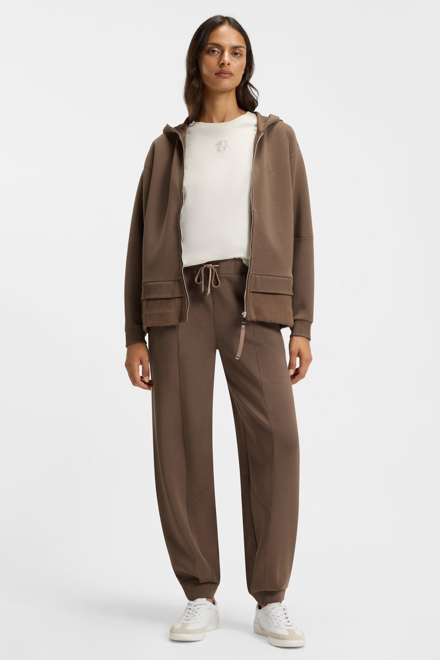 BOSS Relaxed Fit Modal Blend Stretch Jersey Sweatpants Edarea Bekleidung, Formelle Kleidung, Anzug, Hosen, Mantel