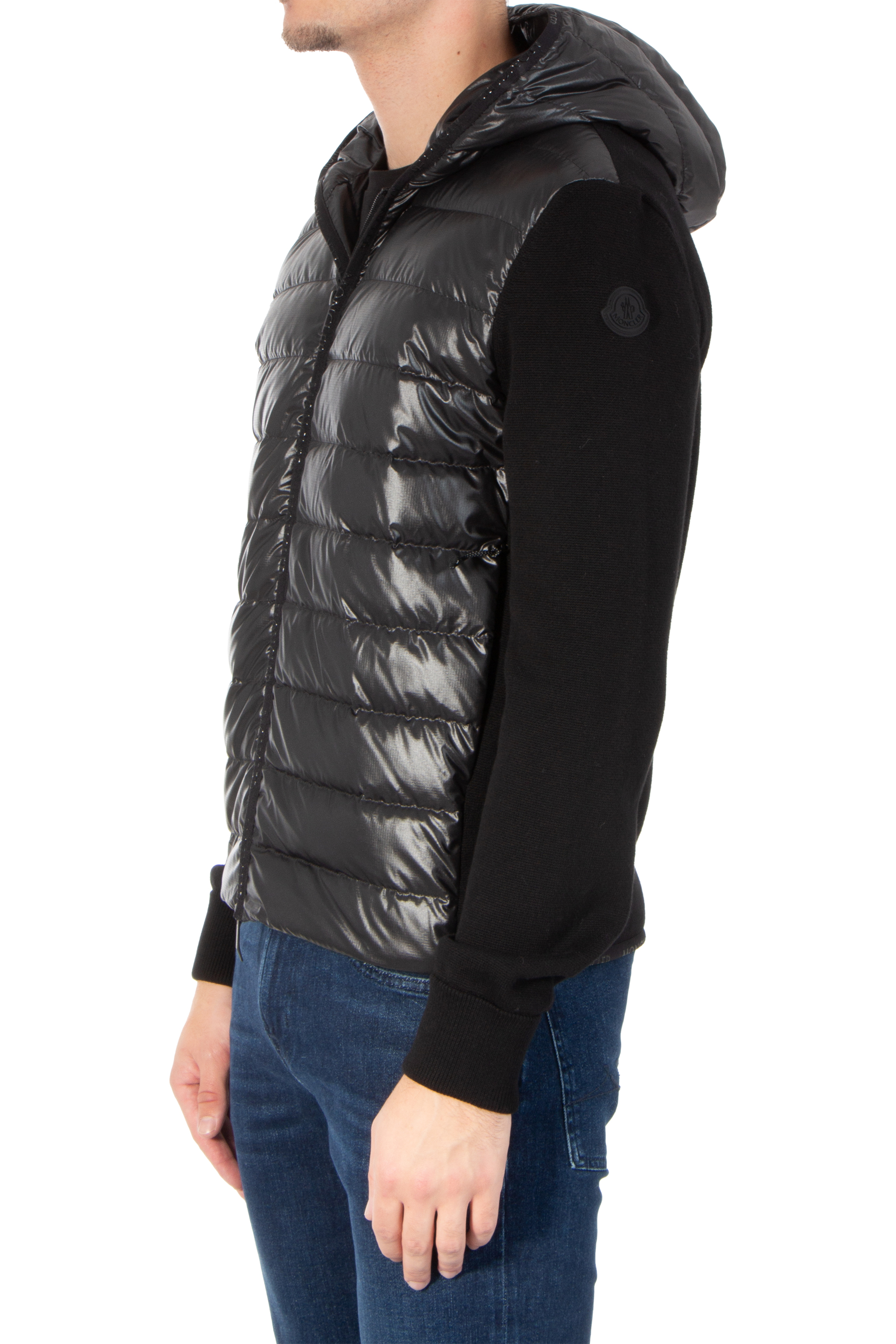MONCLER Padded Cotton Zip Cardigan MONCLER Padded Cotton Zip Cardigan
