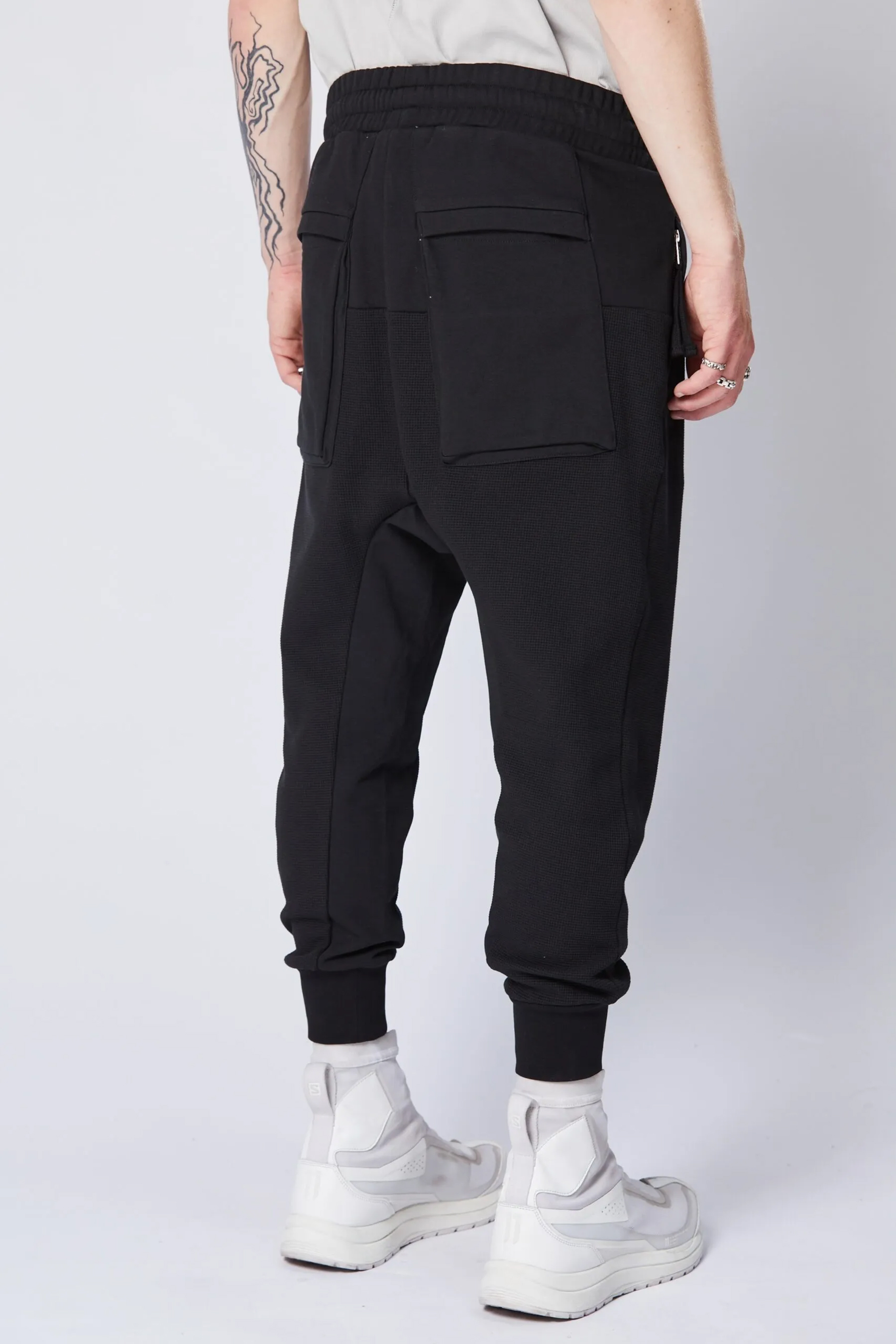 Long crotch sweatpants deals