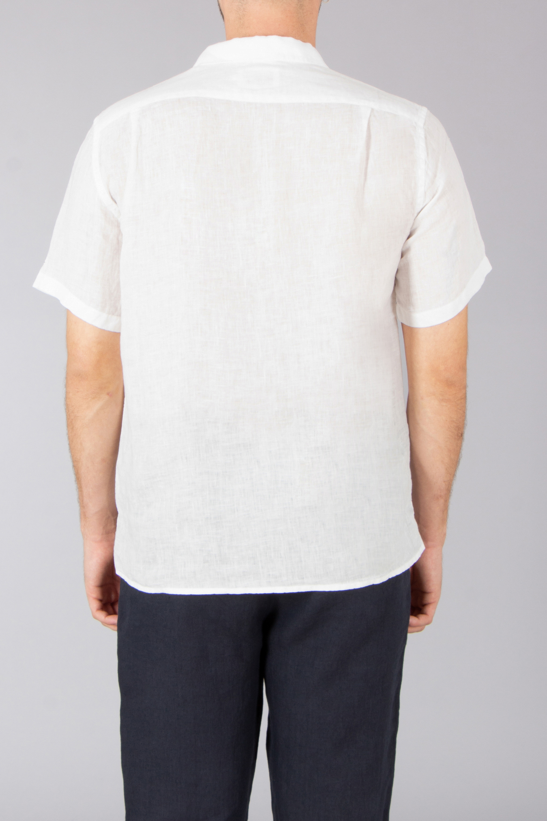 MC 2 SAINT BARTH Regular Fit Linen Short-Sleeve Shirt Sifnos Dekoration für Zuhause, Leinen, T-shirt, Bluse, Person