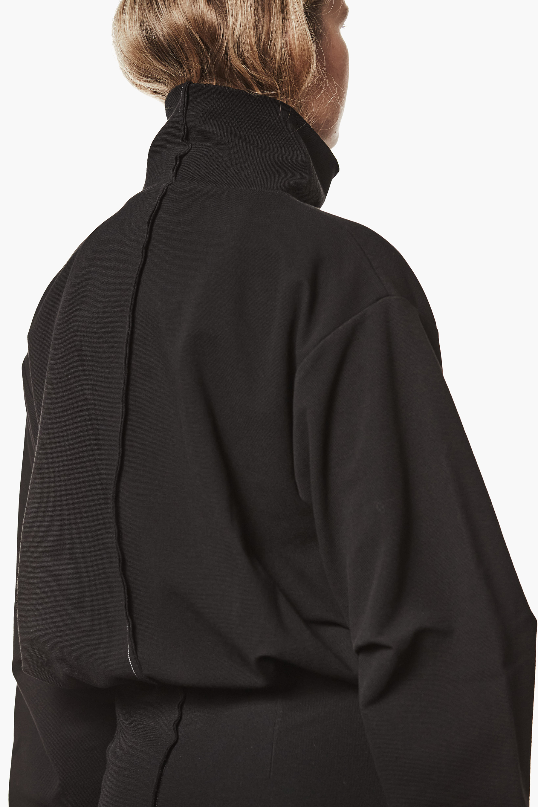 THOM KROM Oversized Structured Cotton Stretch Blend Sweat Jacket Bekleidung, Mantel, Fleece, Jacke, Kapuzenpulli