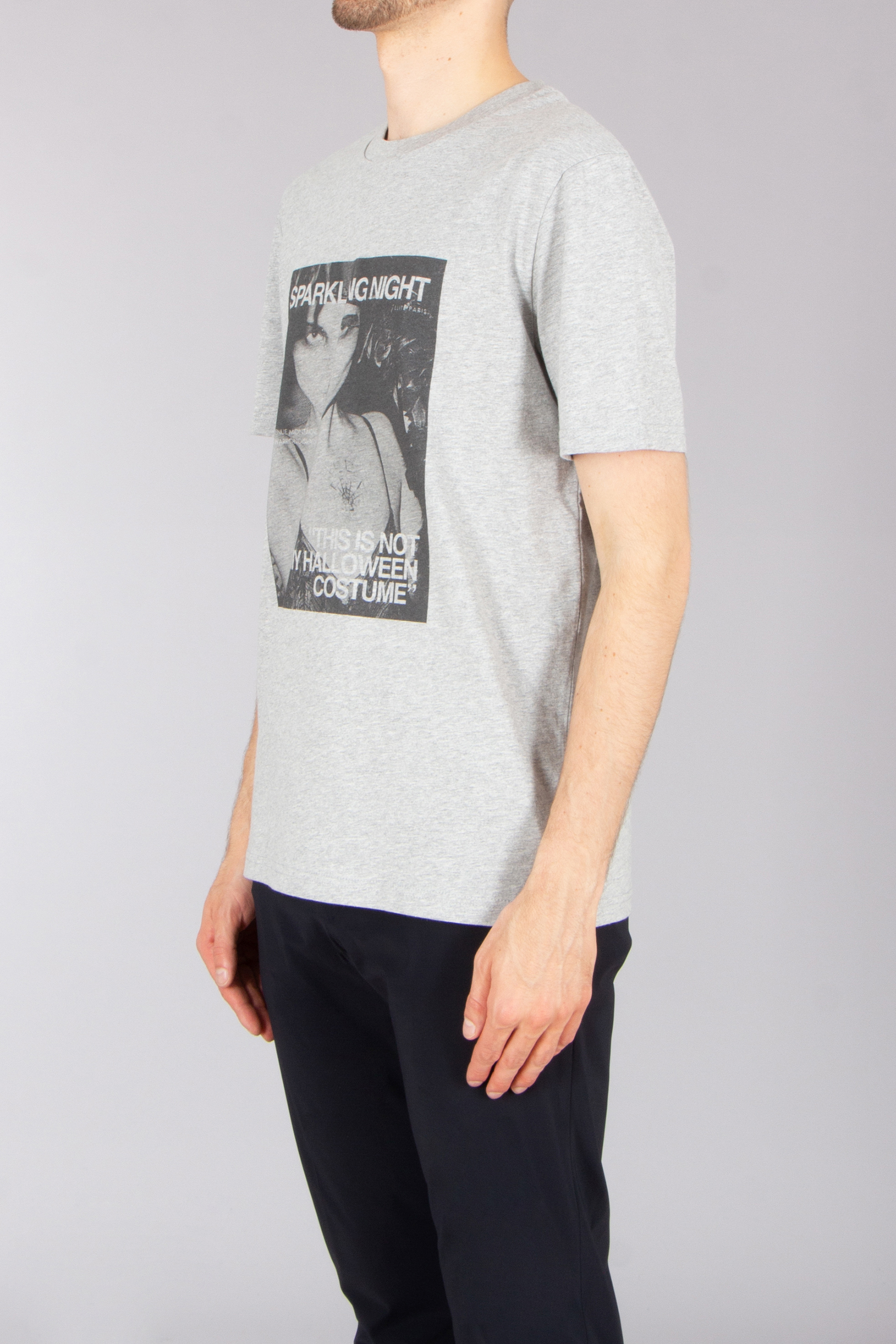 ELITÈ Regular Fit Hallow Print Cotton Jersey T-Shirt T-shirt, Person, Erwachsener, Männlich, Mann