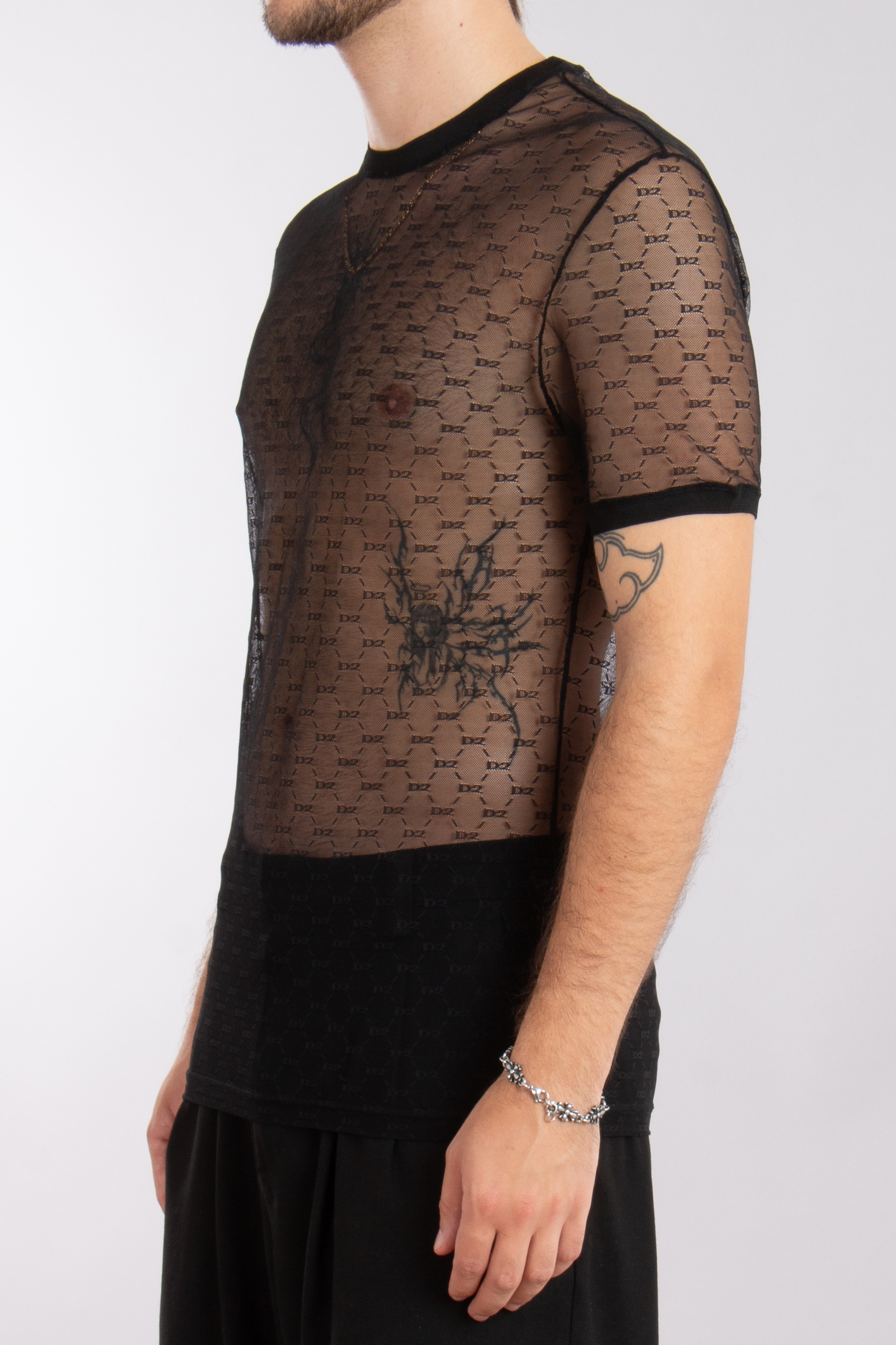 DSQUARED2 Nylon Stretch Mesh T-Shirt DSQUARED2 Nylon Stretch Mesh T-Shirt