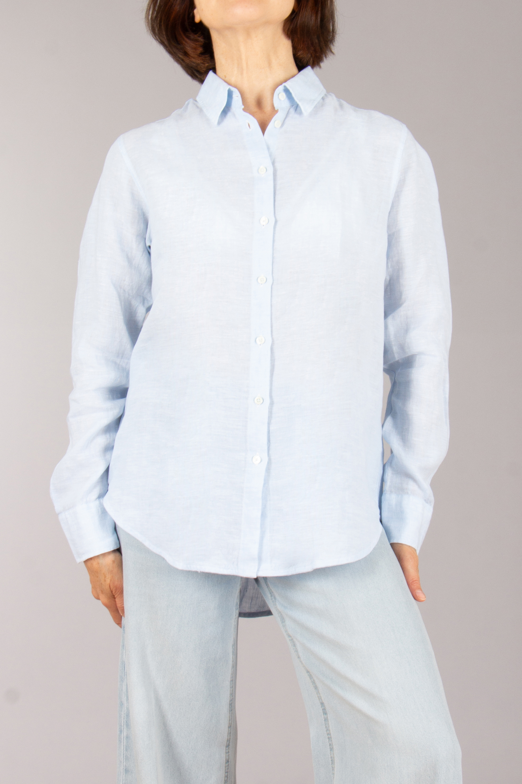 Hemd, Leinen, Kleid, Hemd, Langarm, Bluse