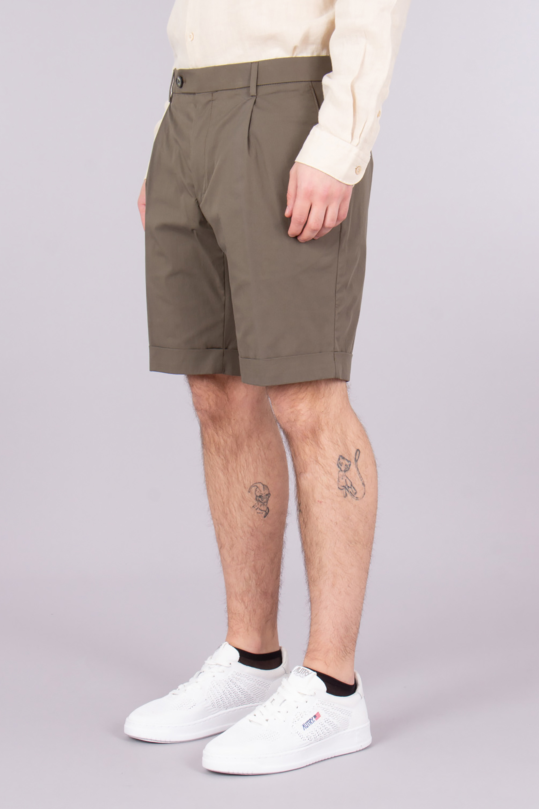 GTA Regular Fit Cotton-Nylon Stretch Shorts Federico Short