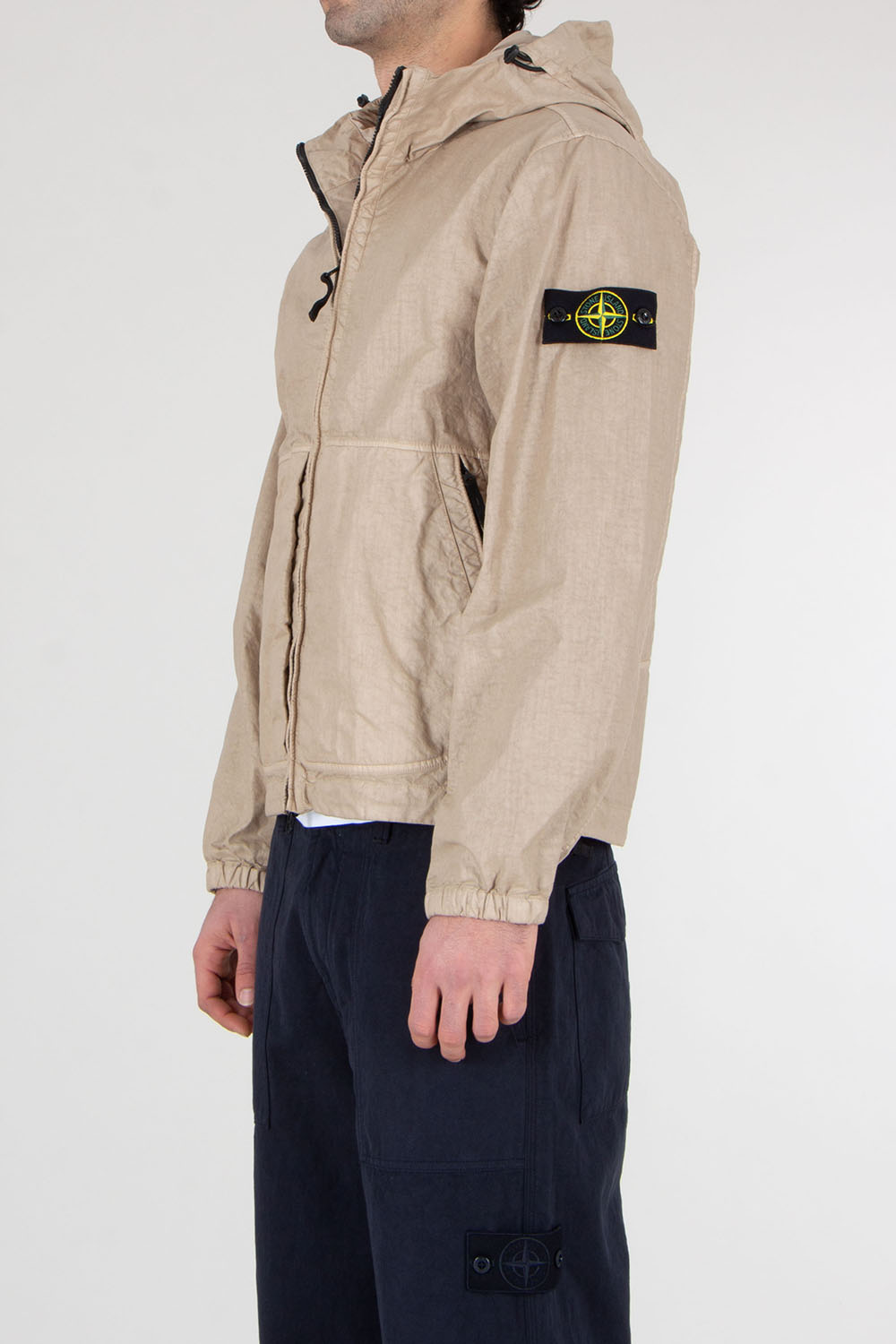 STONE ISLAND Regular Fit Nylon Hooded Jacket 