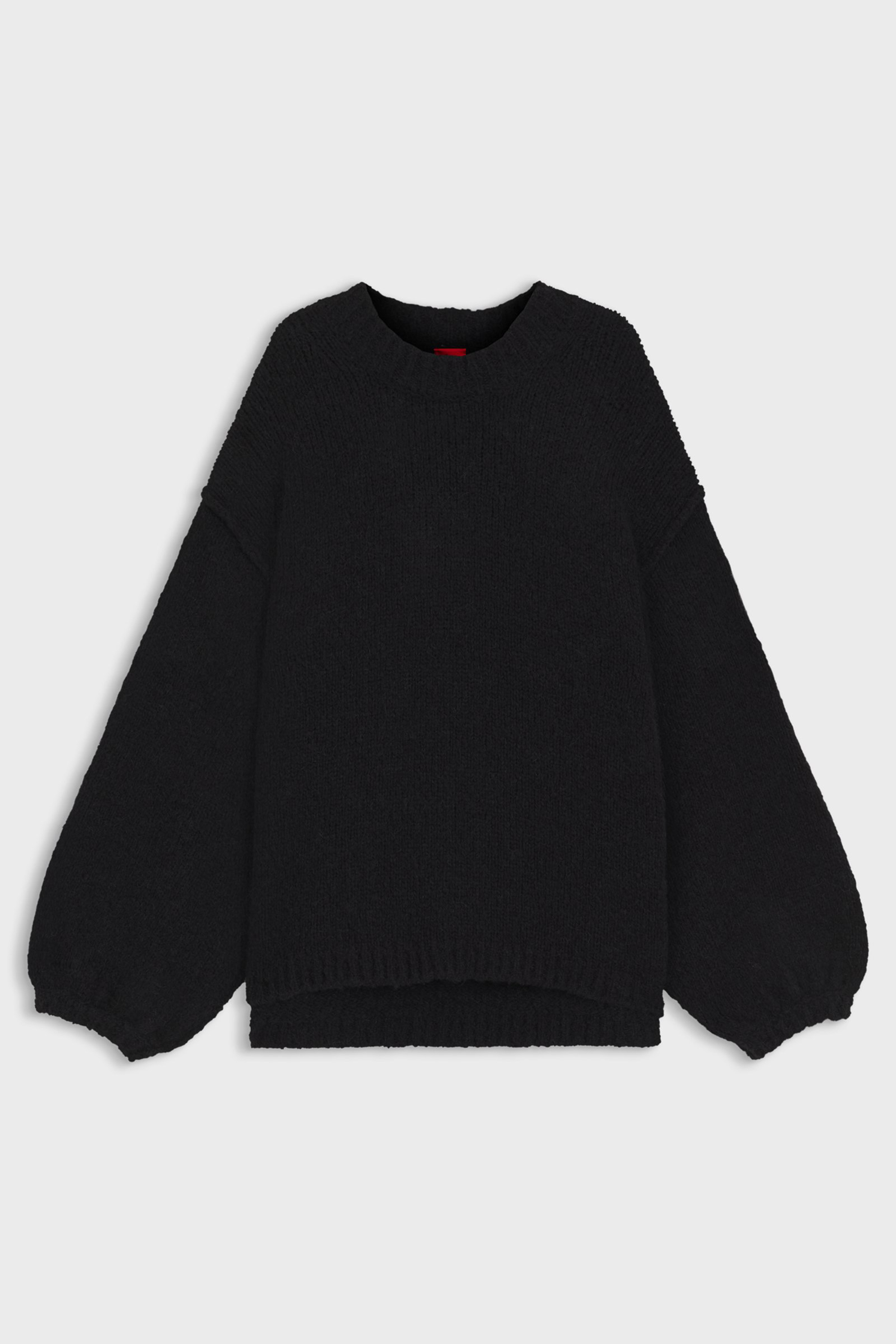 HUGO Oversized Wool-Alpaca Blend Crew Neck Sweater Sagarro Bekleidung, Strickwaren, Pullover, Sweatshirt, Langarm