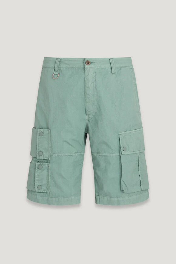 BELSTAFF Cotton Blend Cargo Shorts Harker BELSTAFF Cotton Blend Cargo Shorts Harker