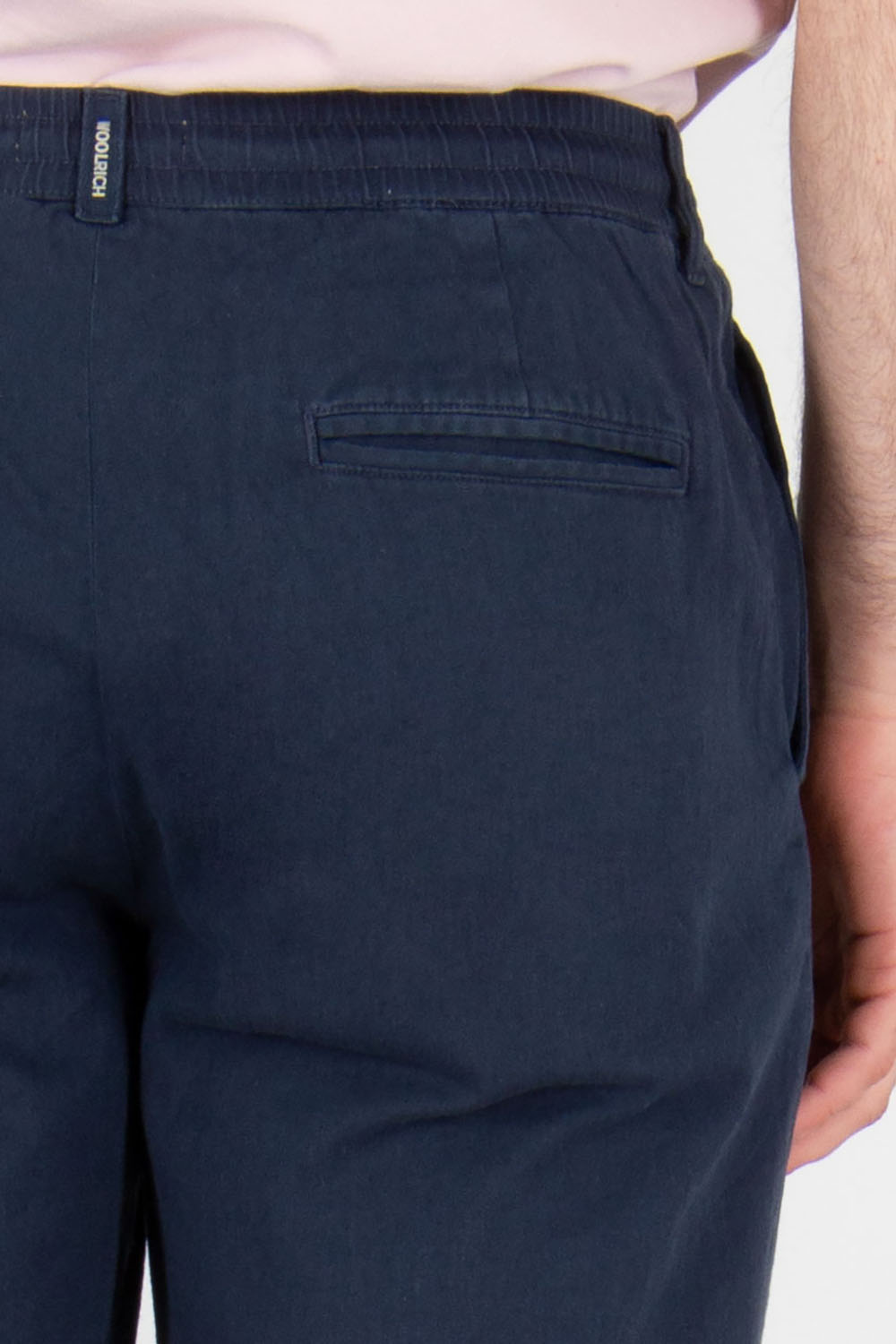 WOOLRICH Regular Fit Cotton Linen Stretch Pants