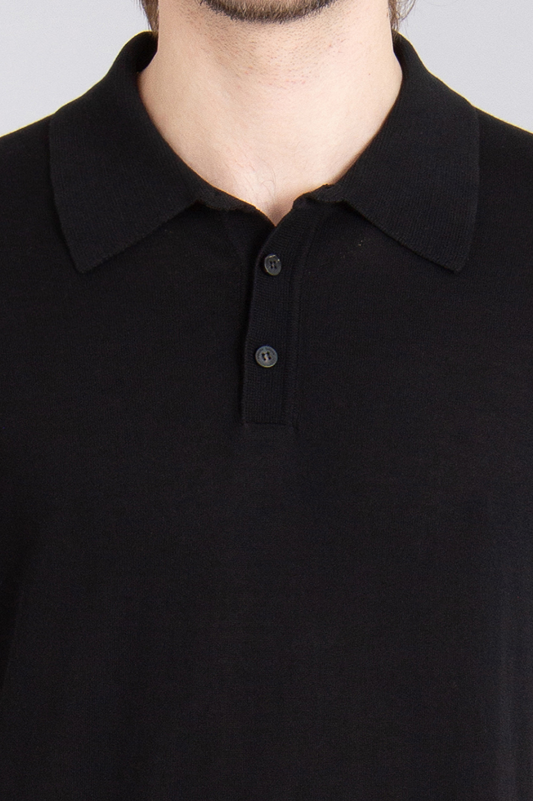 ROBERTO COLLINA Regular Cotton Crêpe Knit Polo ROBERTO COLLINA Regular Cotton Crêpe Knit Polo