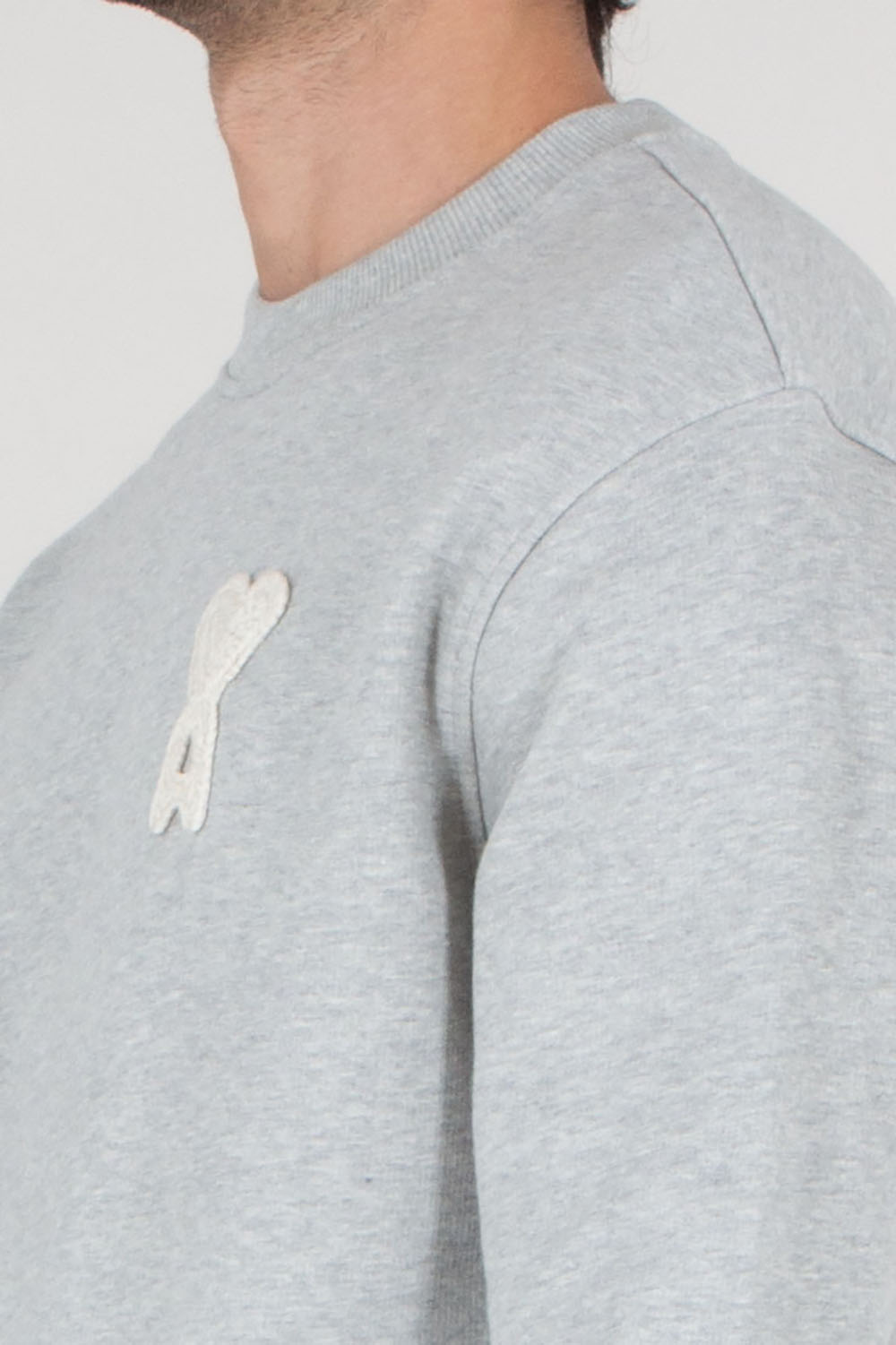 AMI PARIS Regular Fit Cotton Sweatshirt 