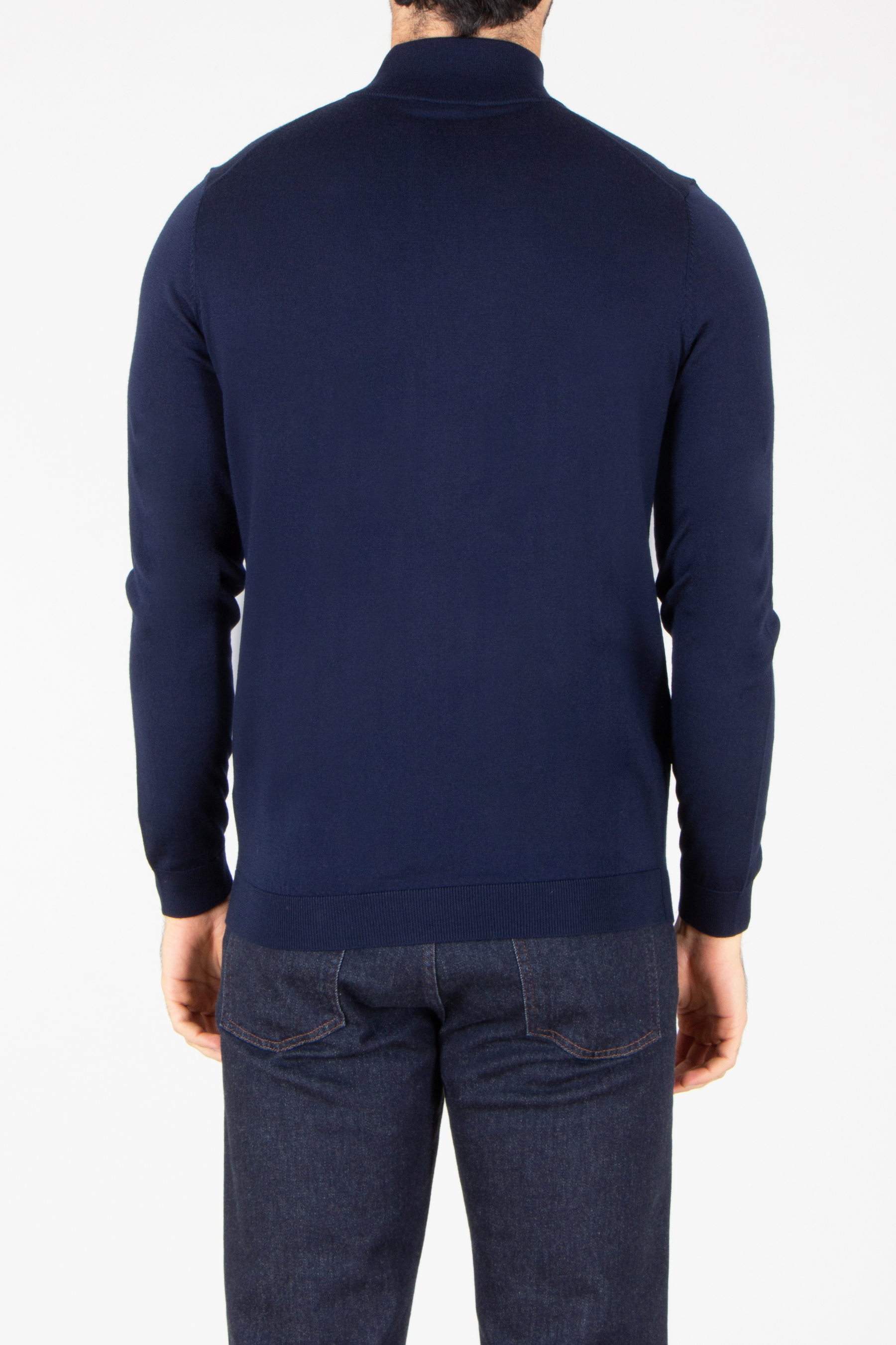 Langarm, Pullover, Jeanshose, Mann, Person