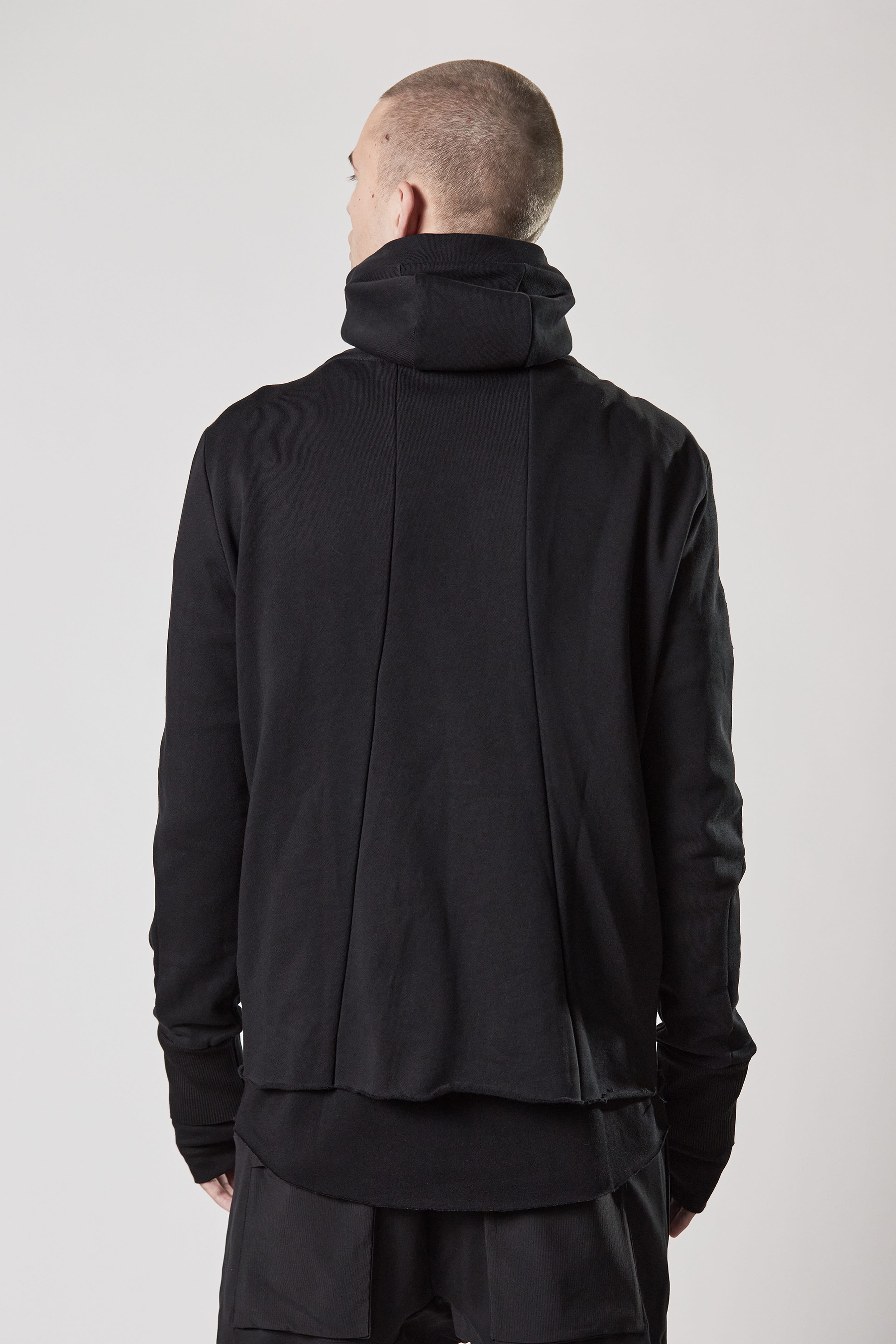 THOM KROM Hooded Cotton Jersey Zip Jacket THOM KROM Hooded Cotton Jersey Zip Jacket