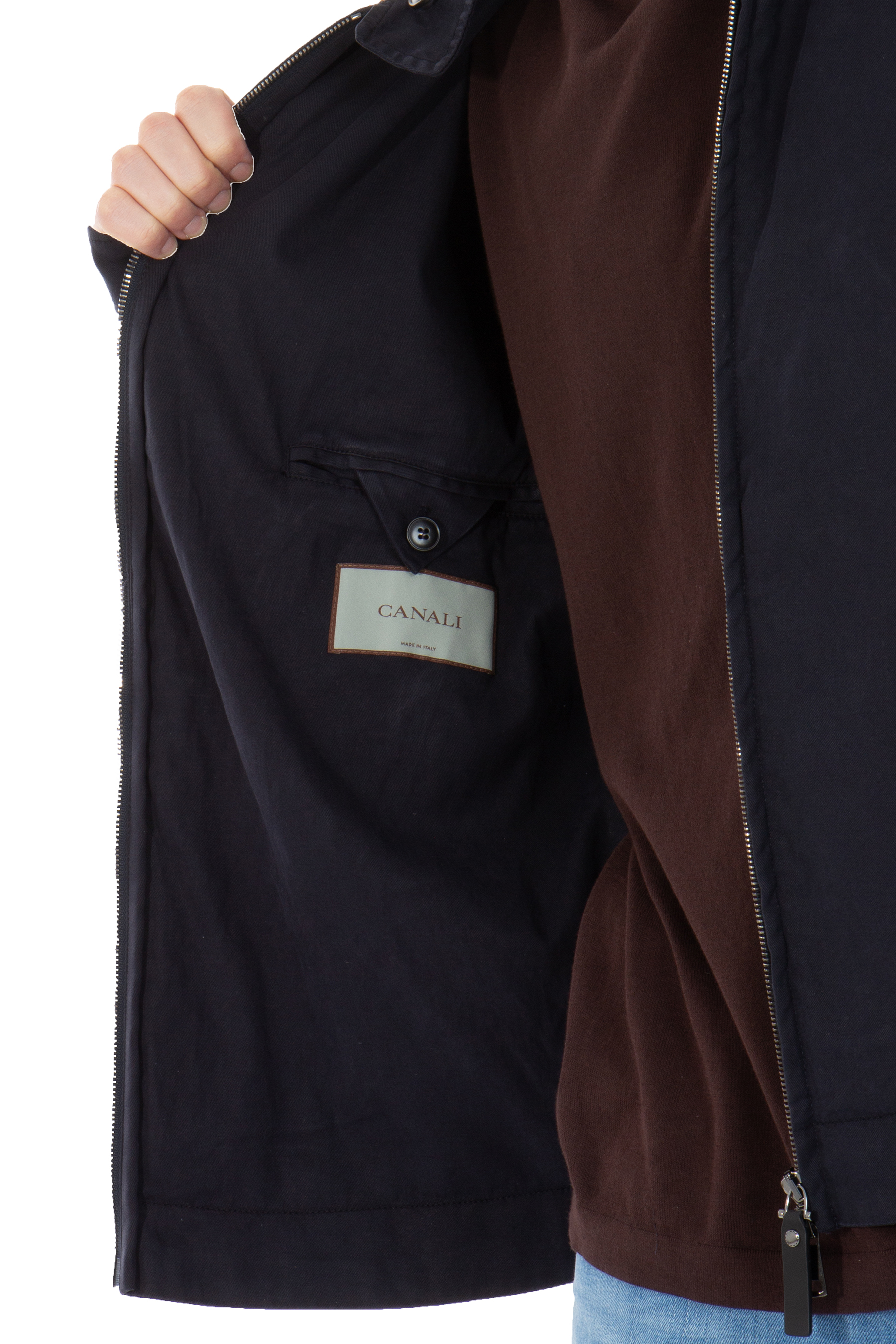 CANALI Lightweigt Lyocell Cotton Stretch Jacket